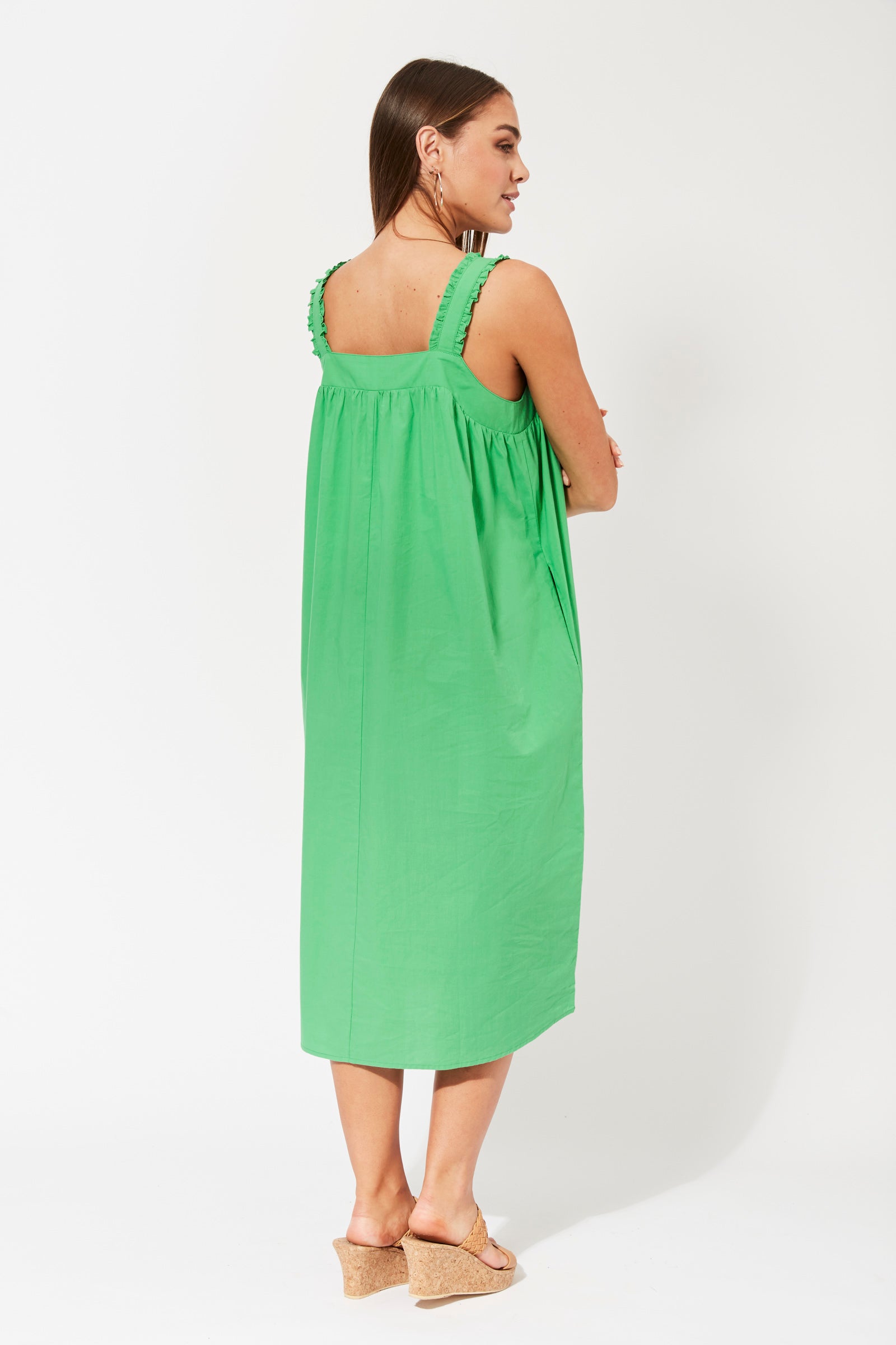Sentosa Tank Dress - Key Lime