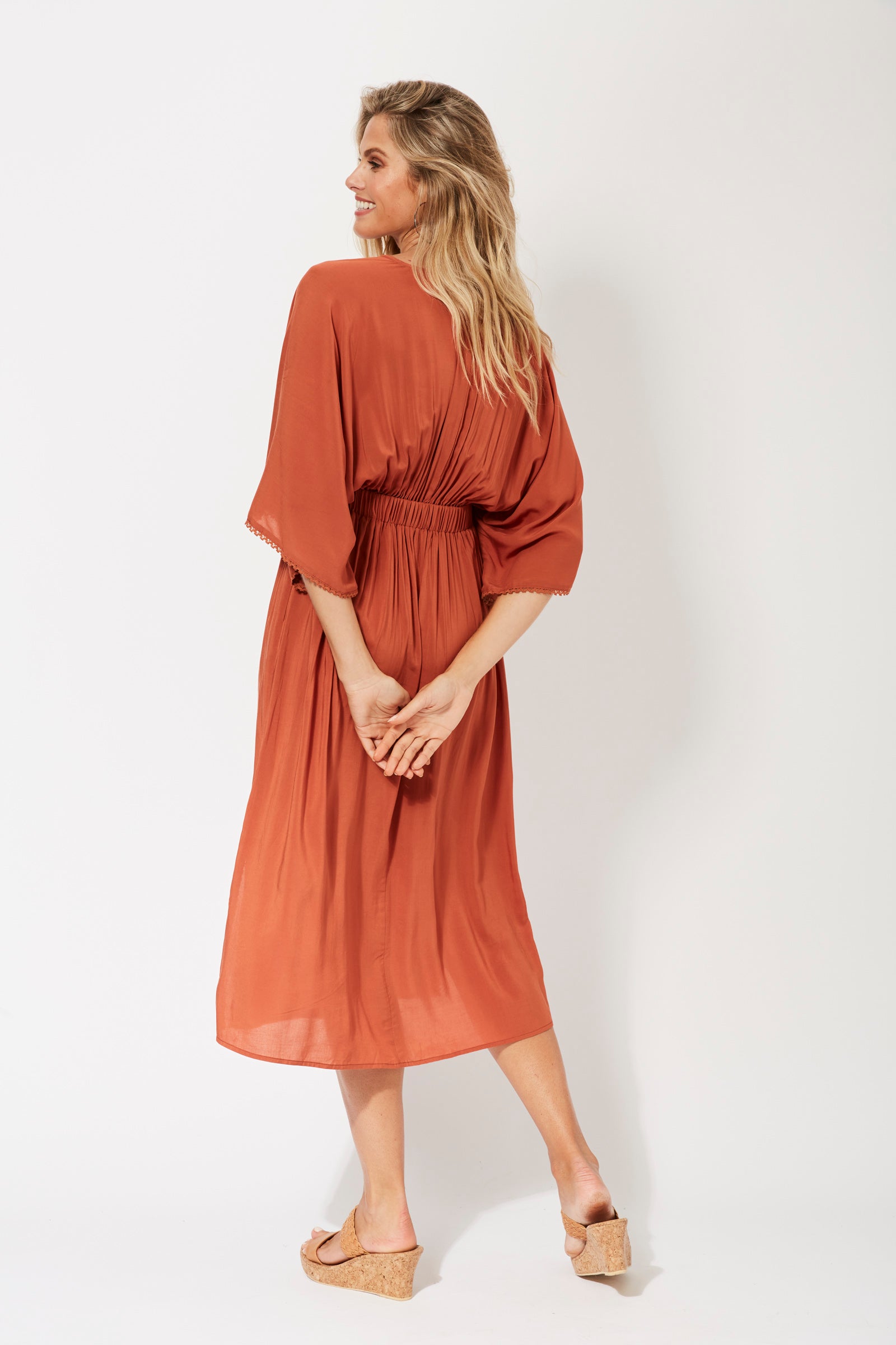 Saba Batwing Maxi - Rust