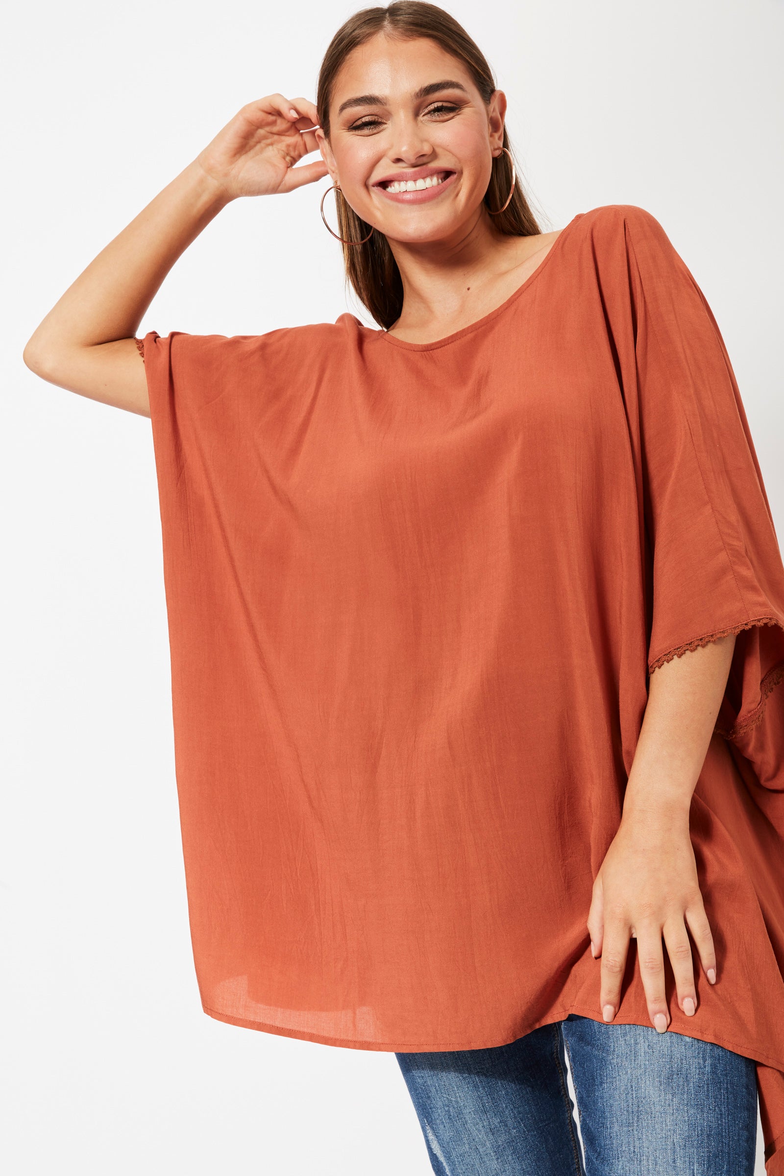Saba Asymmetric Top - Rust