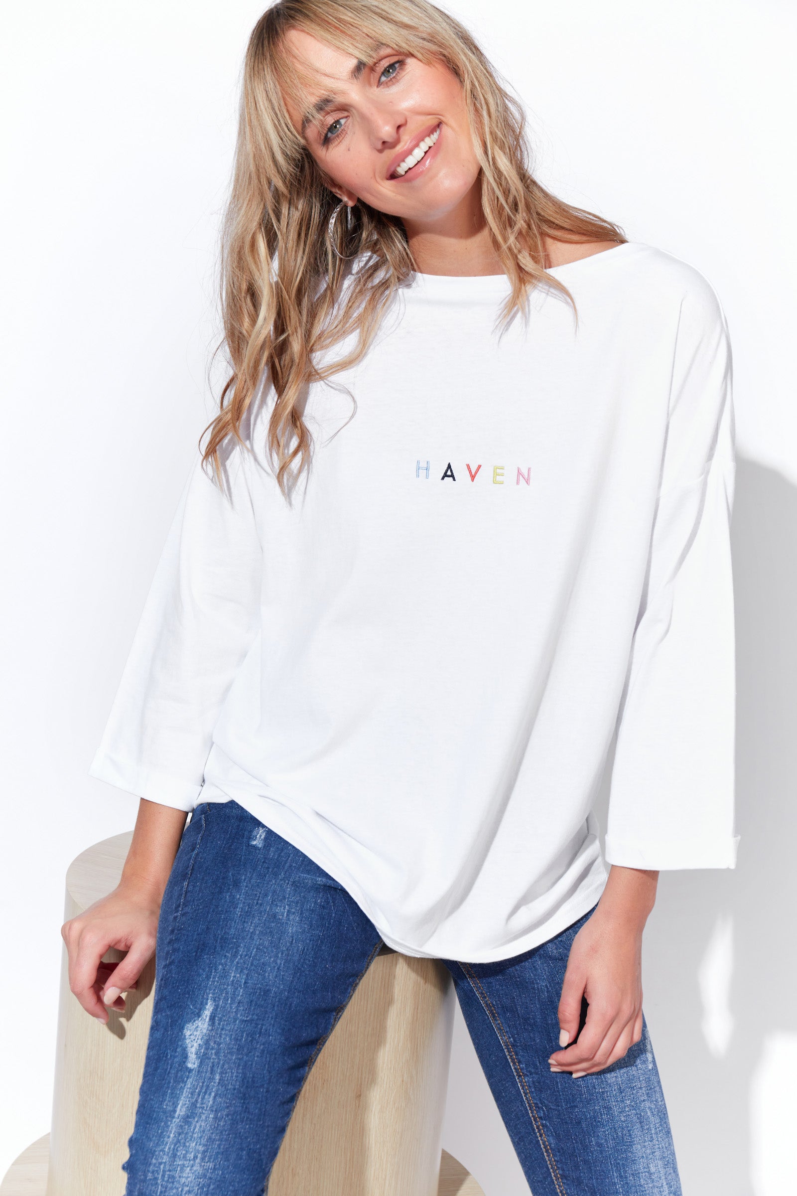 Haven Relax Tshirt - Snow