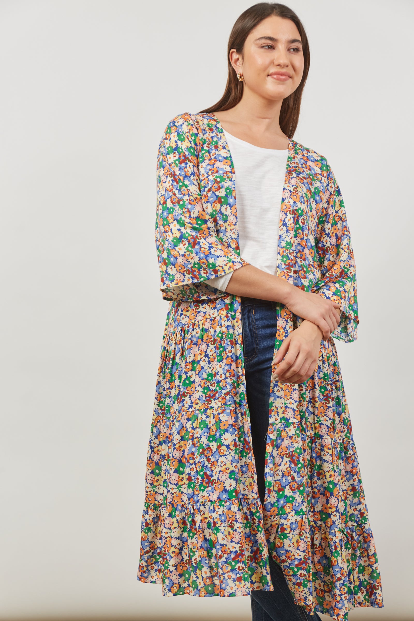 Euphoria Tie Kimono - Meadow Bloom
