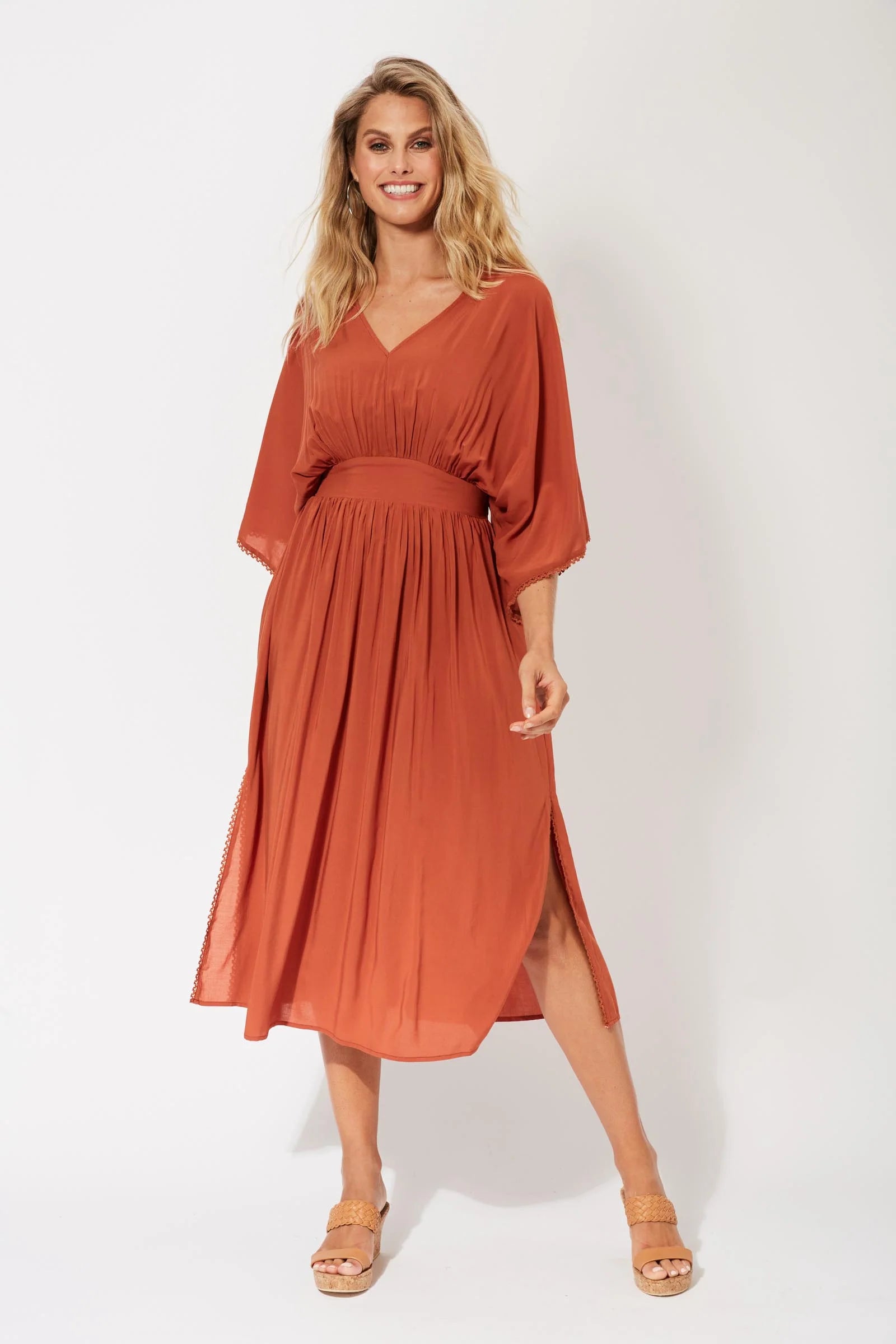 Saba Batwing Maxi - Rust