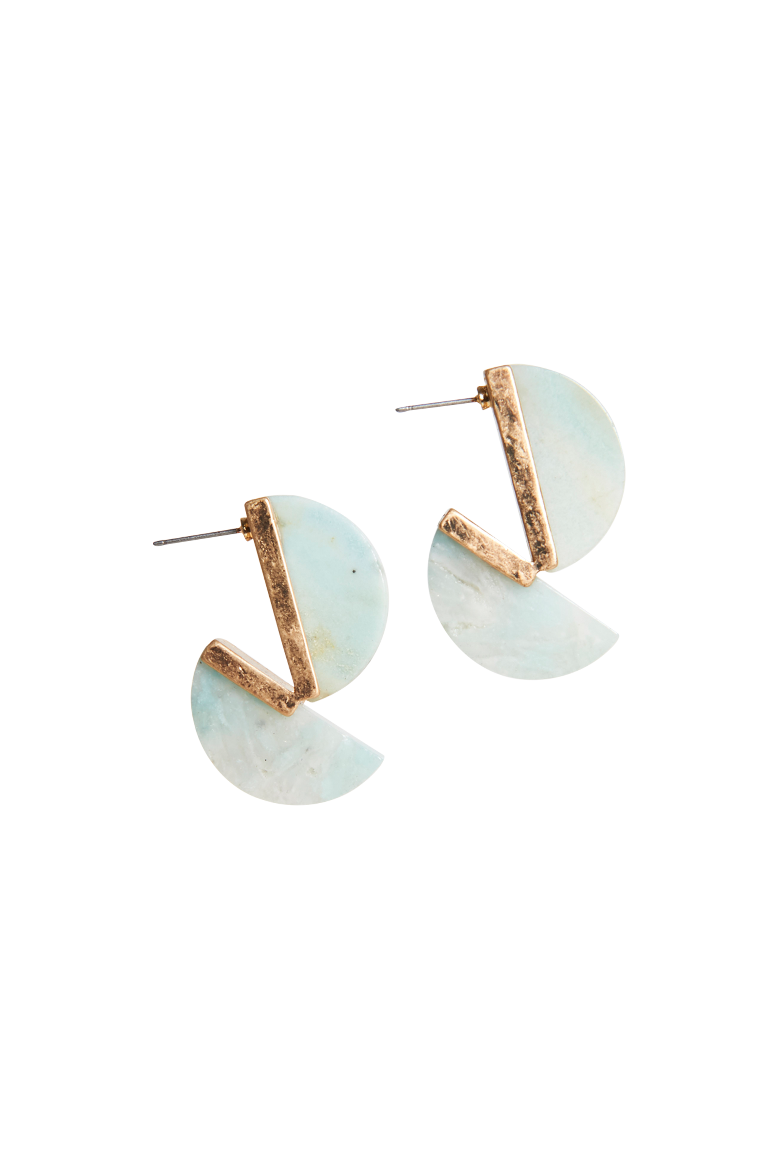 Solo Moon Earring - Jade