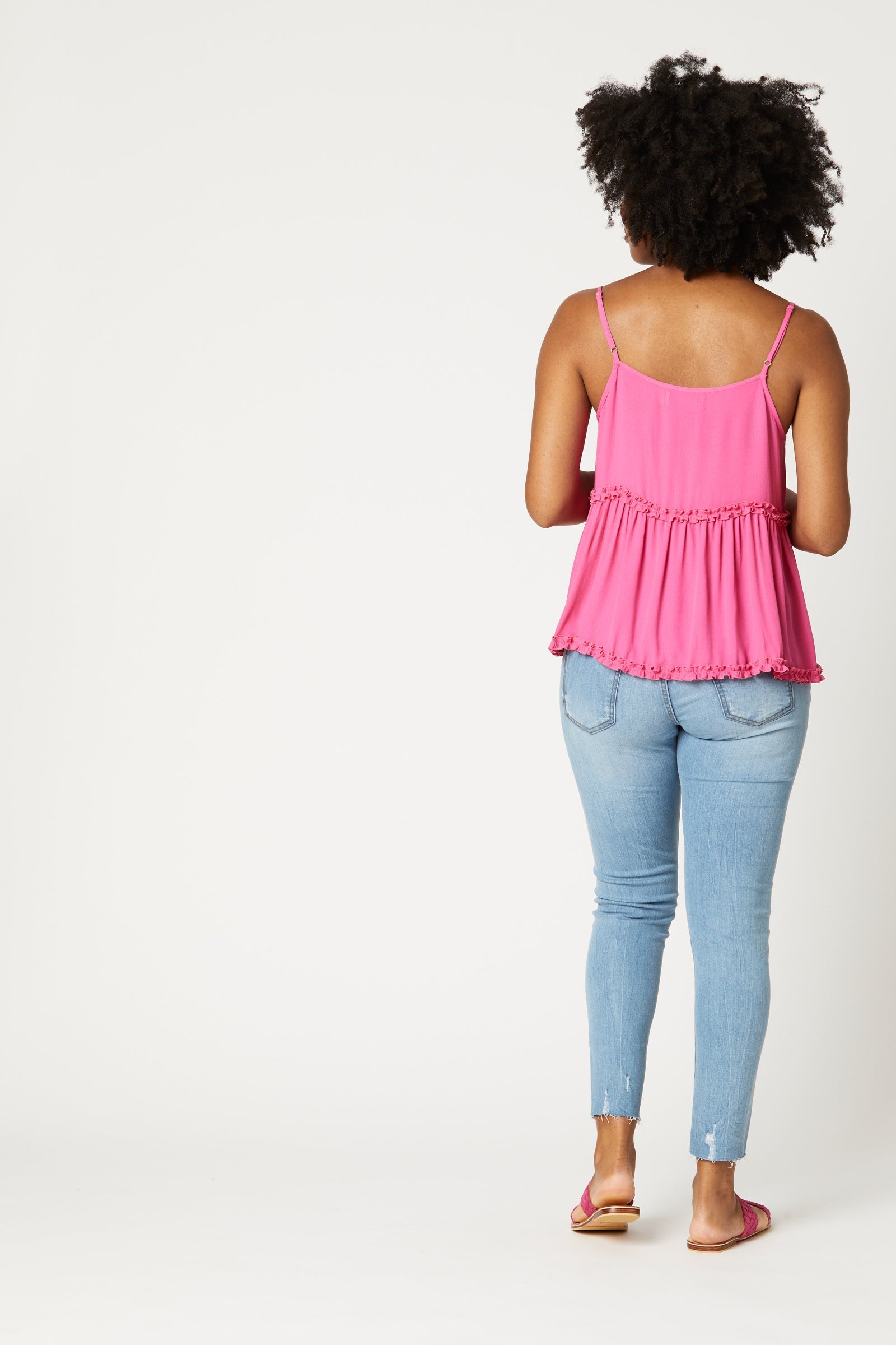 Wilder Tank - Flamingo - eb&ive Clothing - Top Strappy