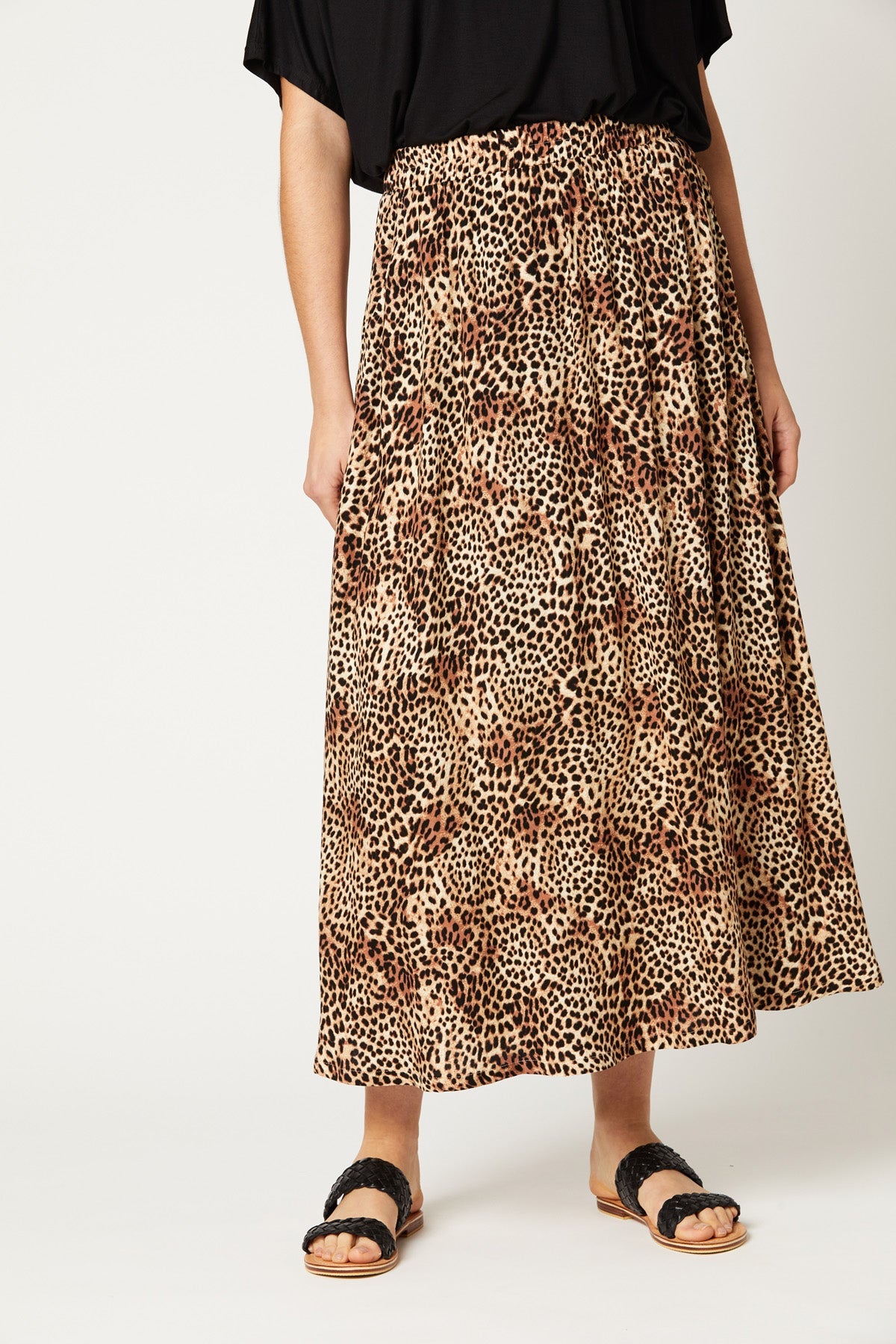 Tribal Skirt - Cheetah - eb&ive Clothing - Skirt Maxi