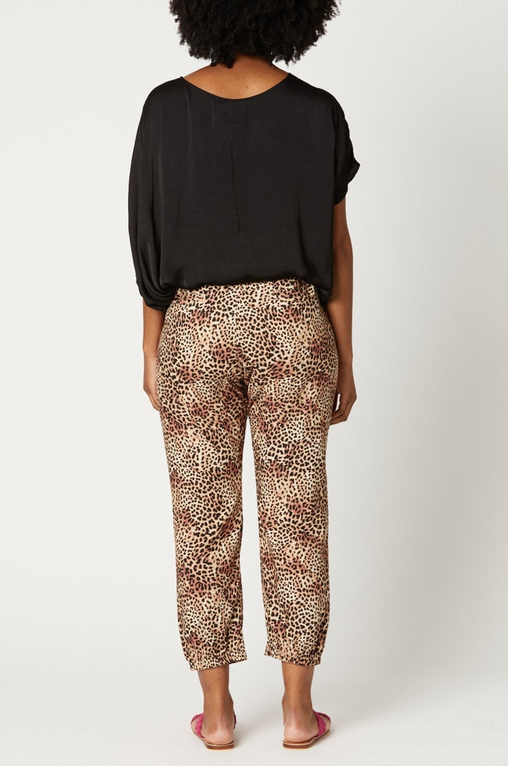 Nala Relaxed Pant - Cheetah - eb&ive Clothing - Pant Relaxed Linen