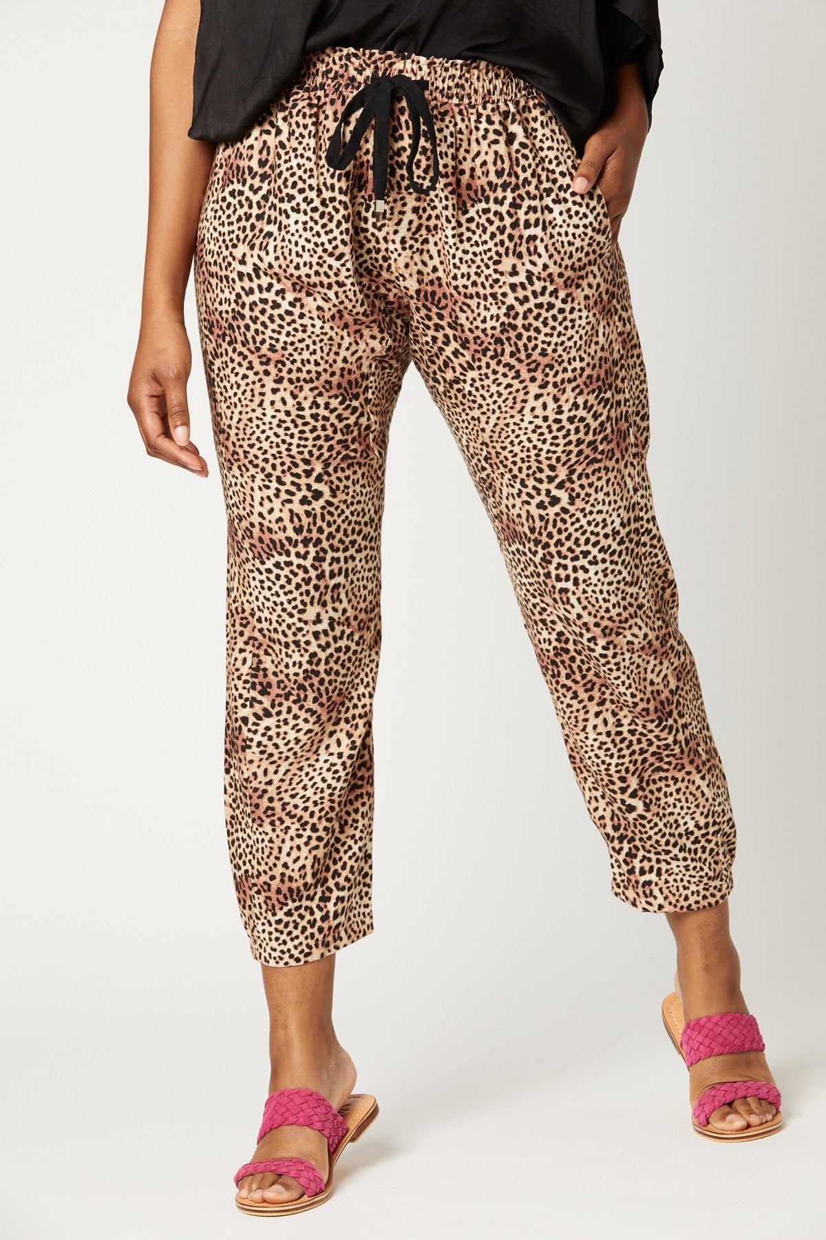 Nala Relaxed Pant - Cheetah - eb&ive Clothing - Pant Relaxed Linen