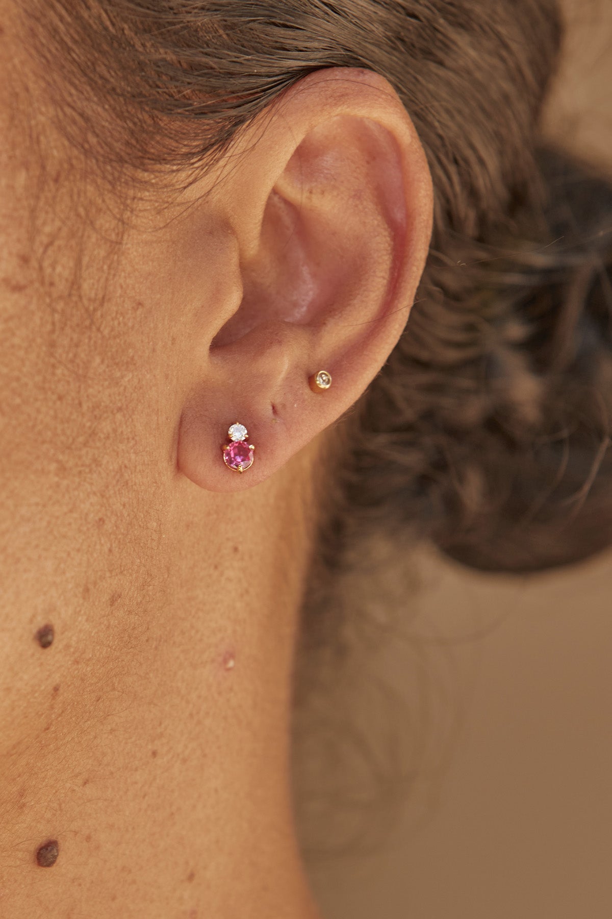 Instinctive Earring - Ruby