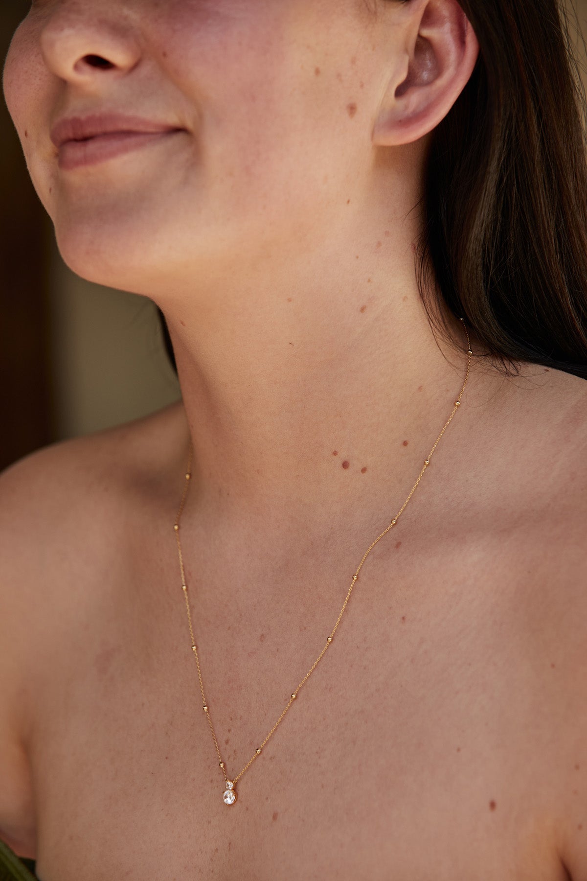 Instinctive Necklace - Diamante