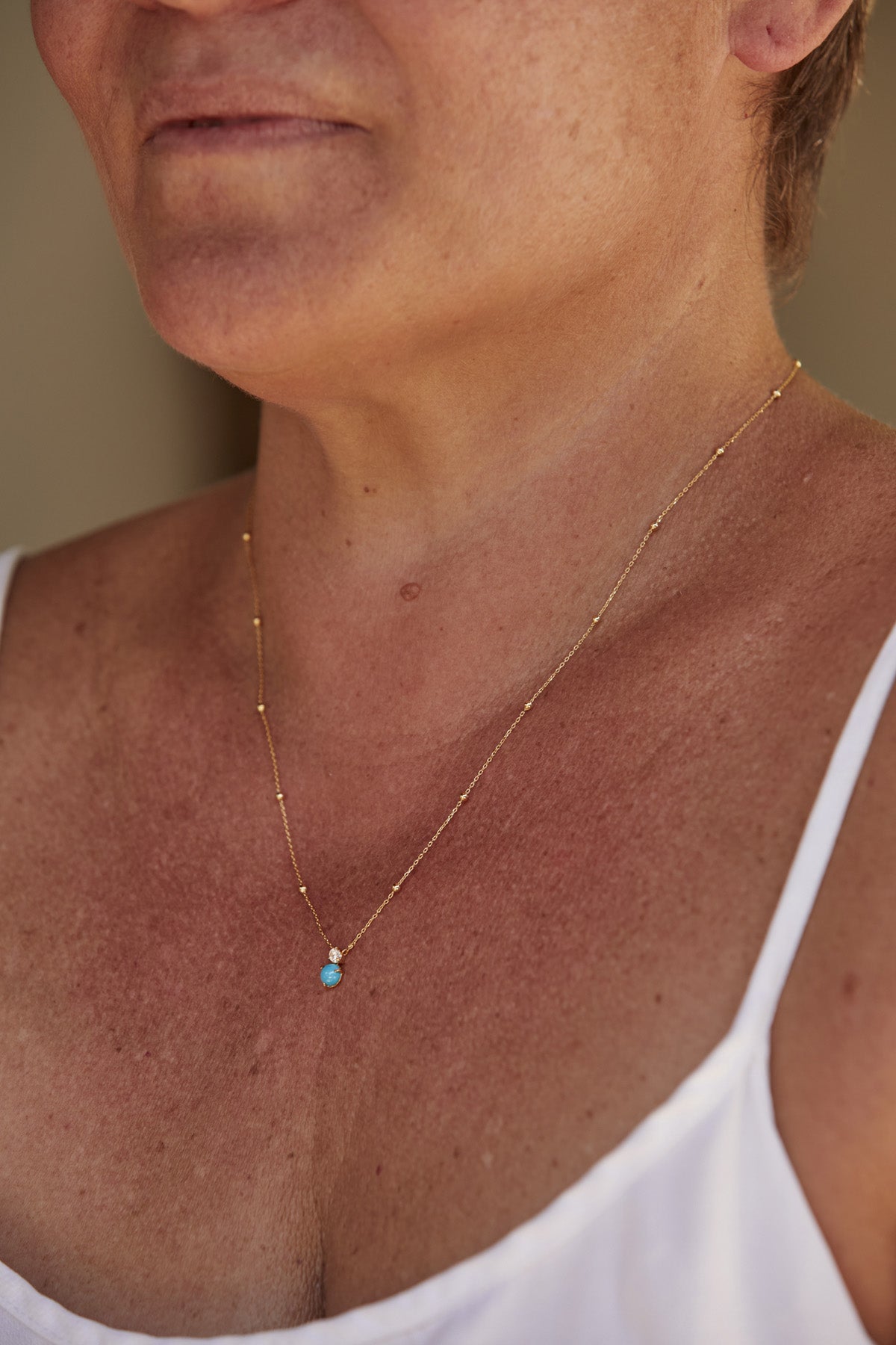 Instinctive Necklace - Turquoise