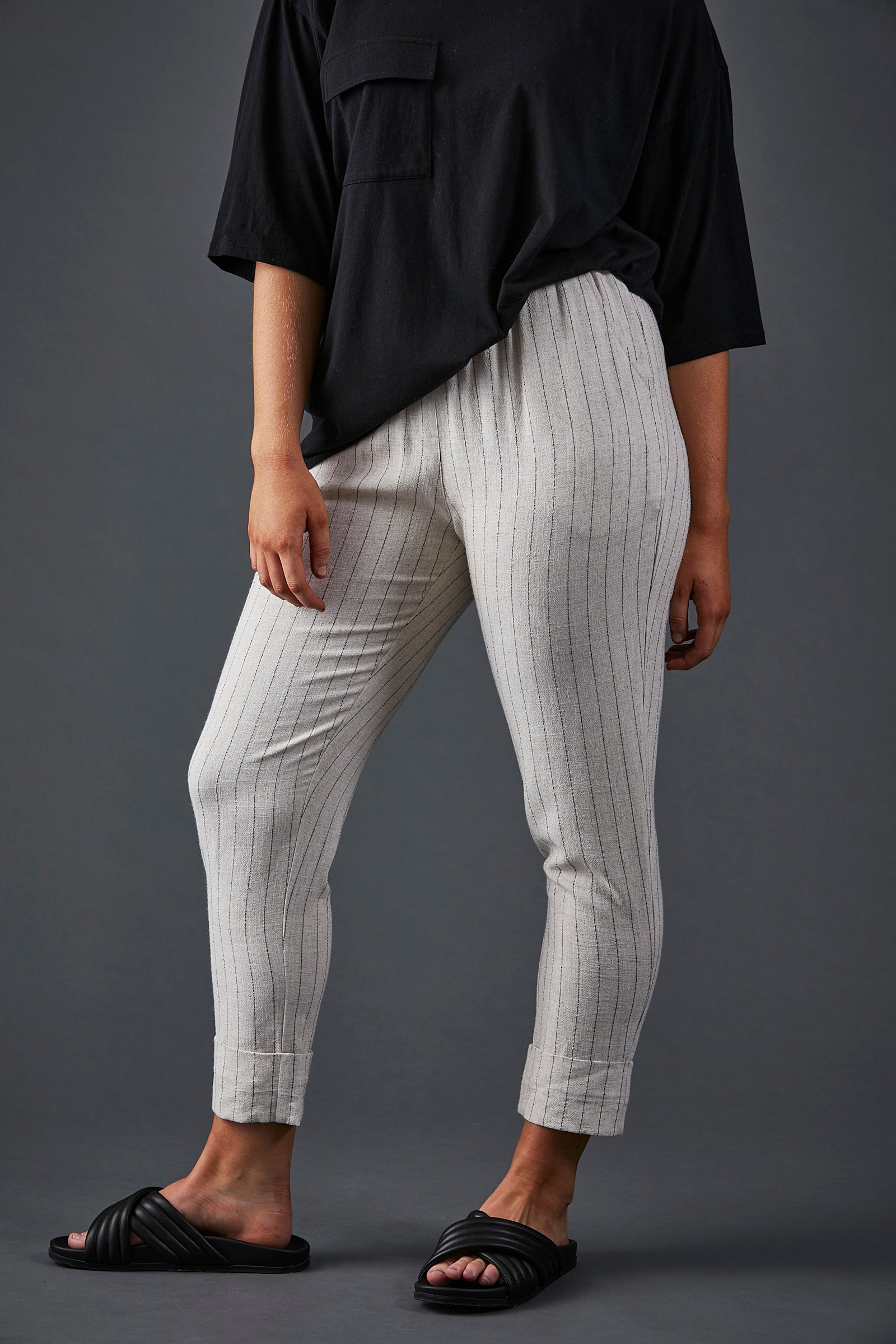 Hubert Pant - Hemp - eb&ive Clothing - Pant Relaxed Linen