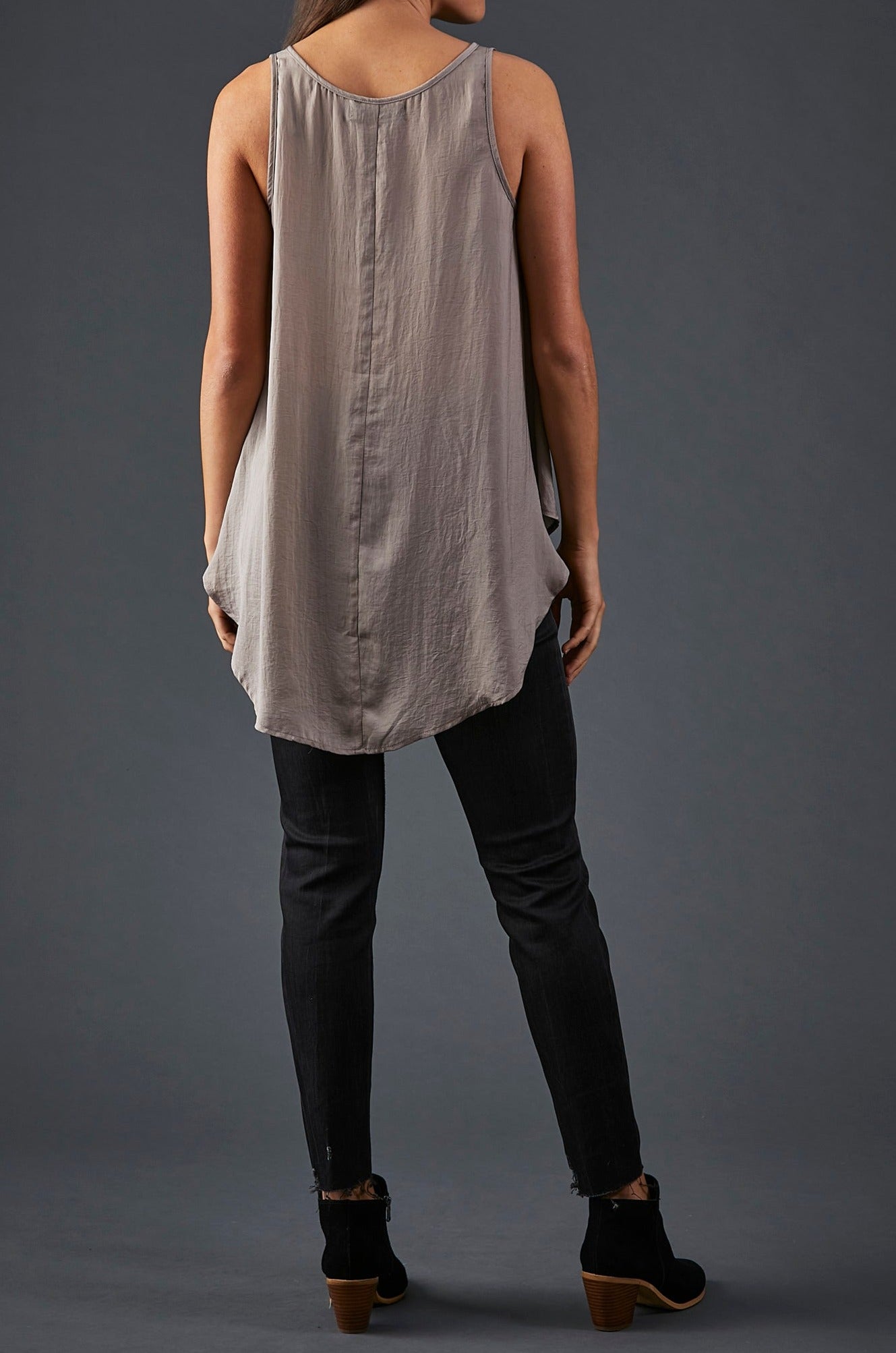 Adelphi V Top - Tusk - eb&ive Clothing - Top Sleeveless Dressy