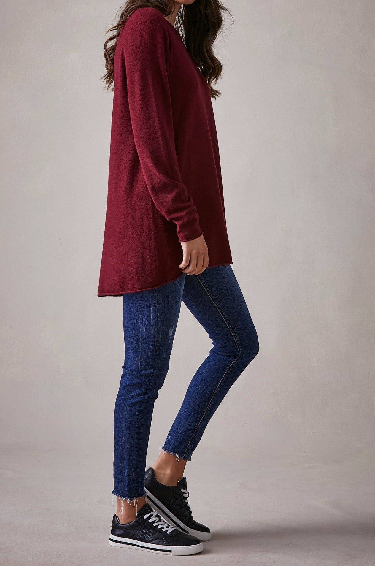 Gunyah Knit - Mulberry - eb&ive Clothing - Knit Jumper