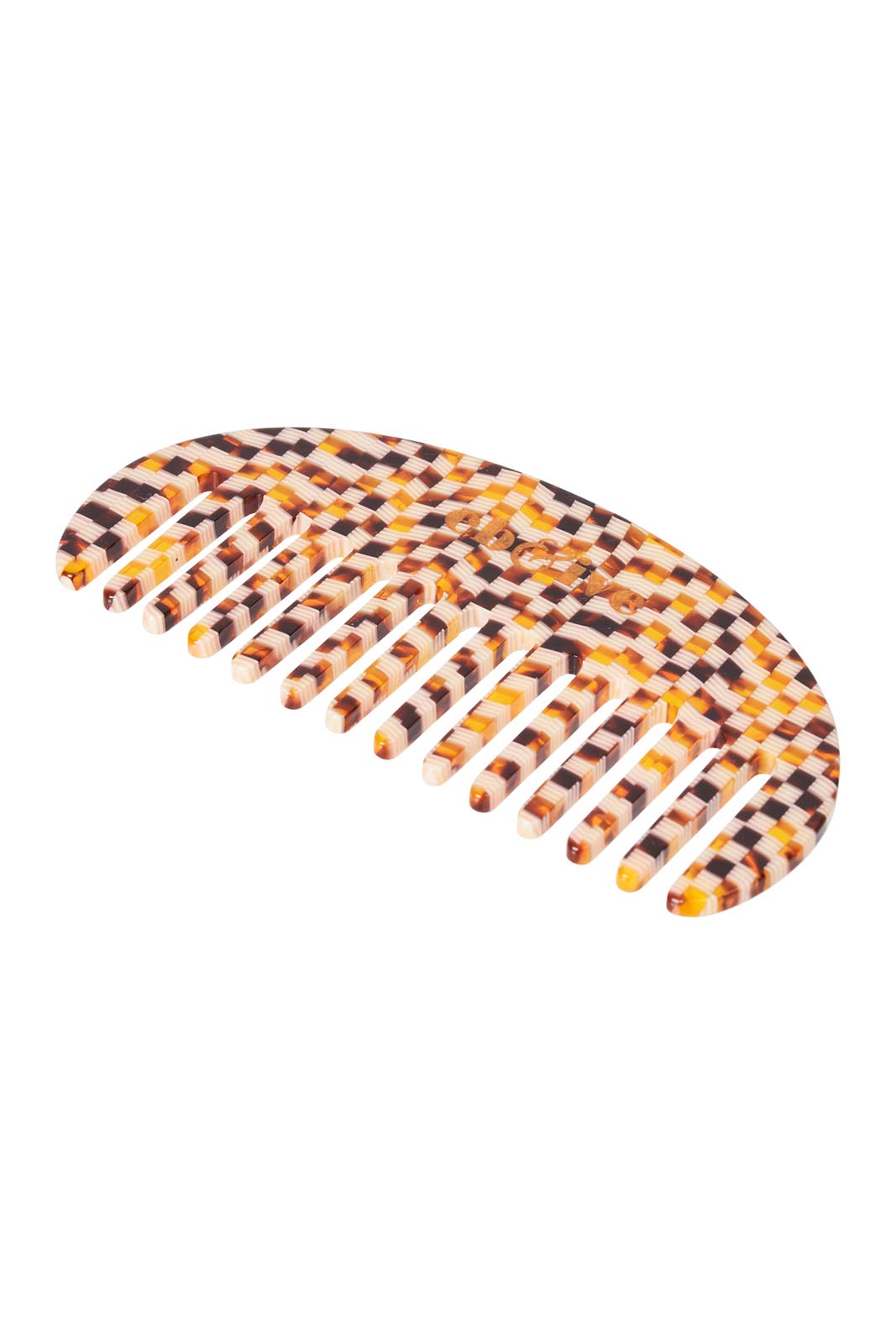 Mona Comb - Tan Check - eb&ive Hair Accessories