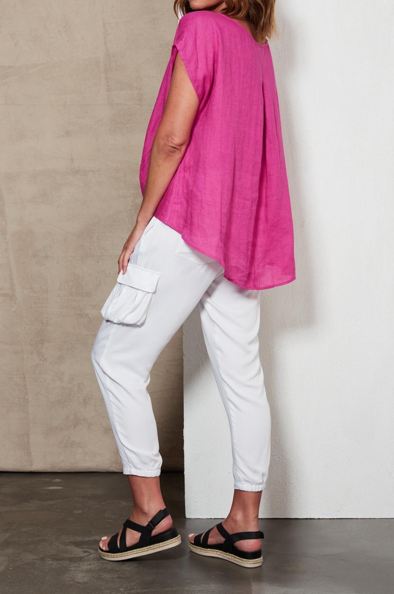 Indica Top - Orchid - eb&ive Clothing - Top S/S Linen