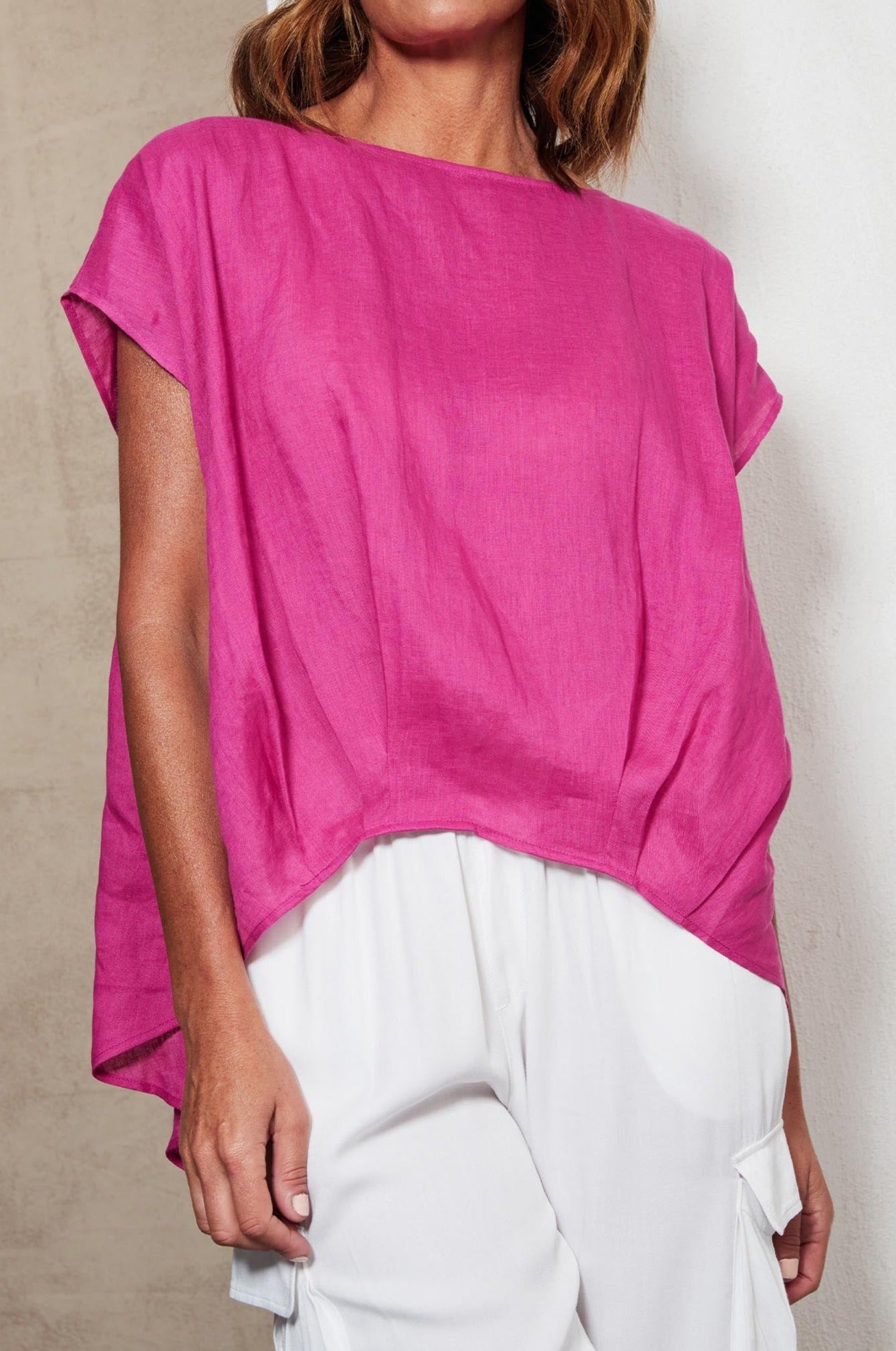 Indica Top - Orchid - eb&ive Clothing - Top S/S Linen