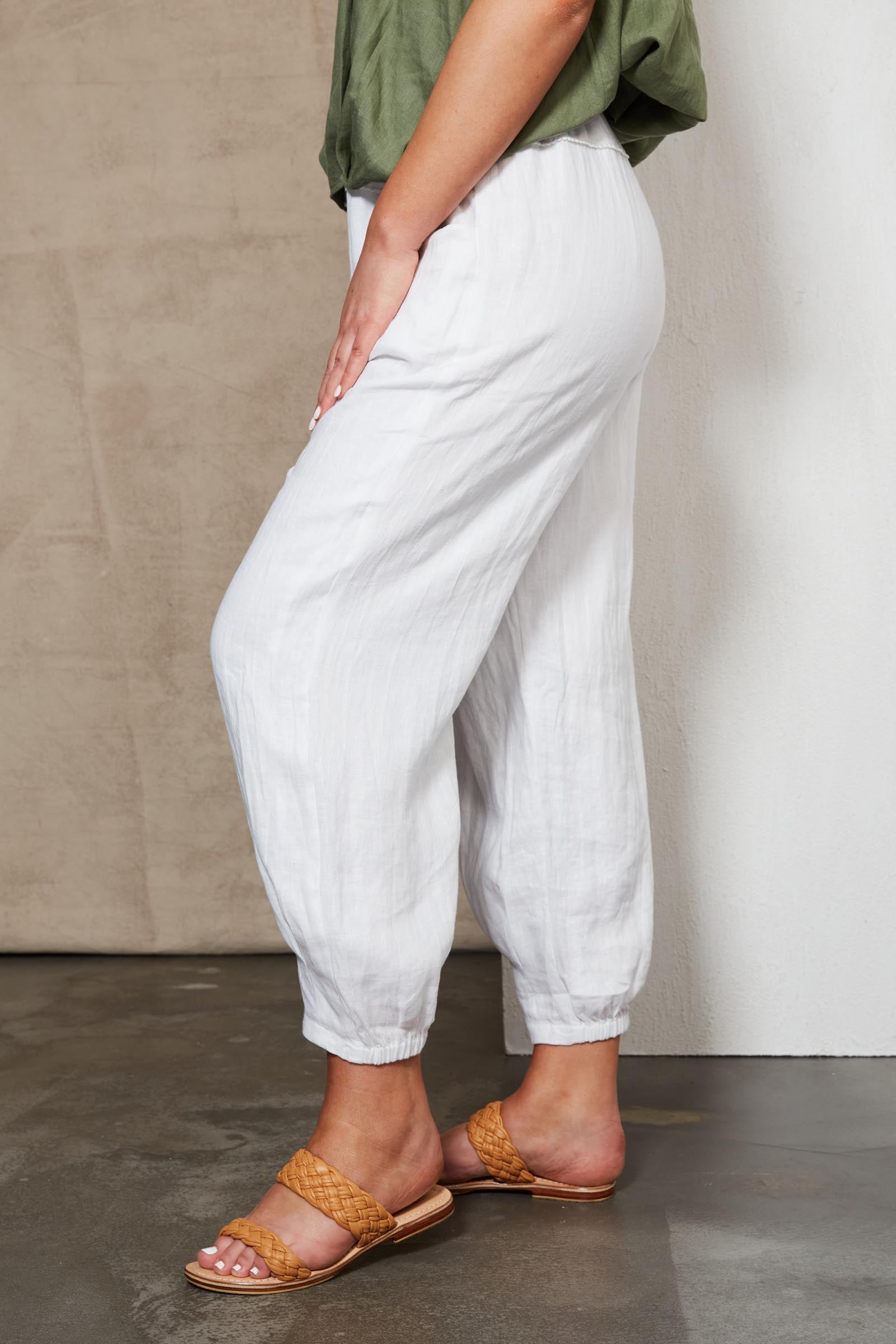 Te Amo Relaxed Pant - Salt - eb&ive Clothing - Pant Relaxed Linen