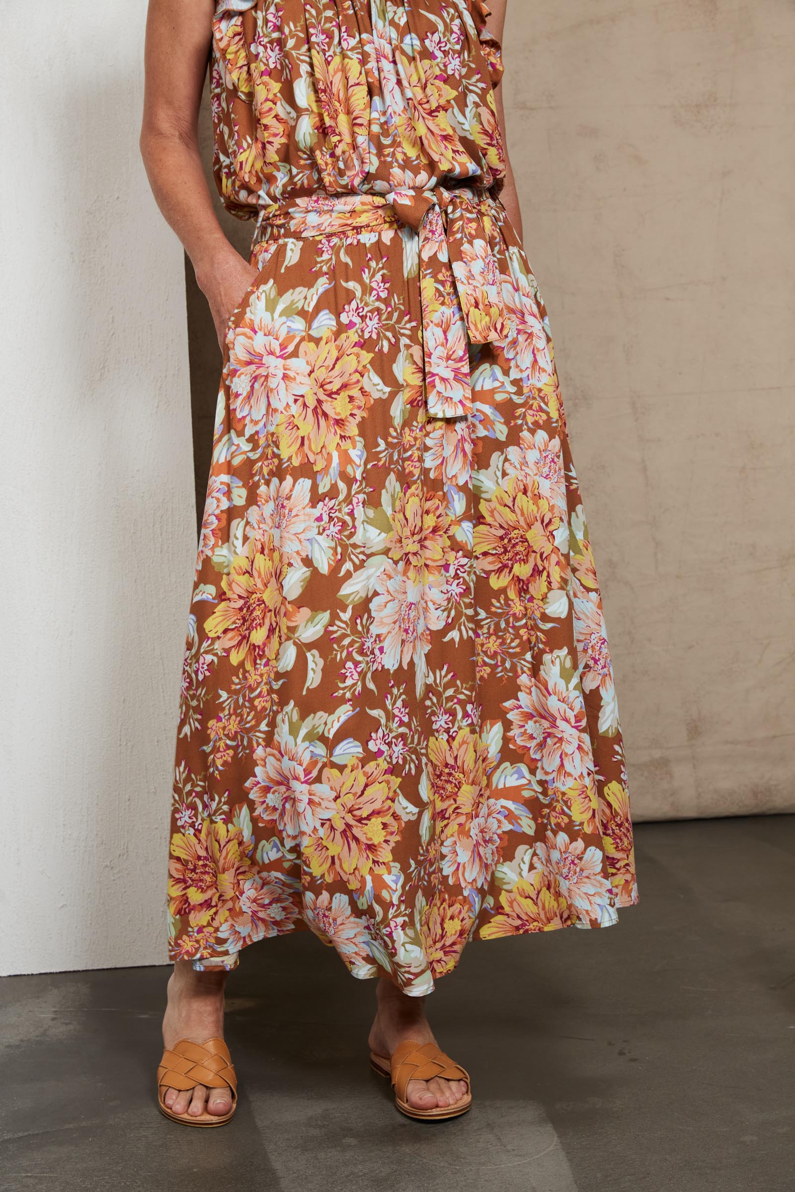 Alma Maxi Skirt - Clay Jardin - eb&ive Clothing - Skirt Maxi