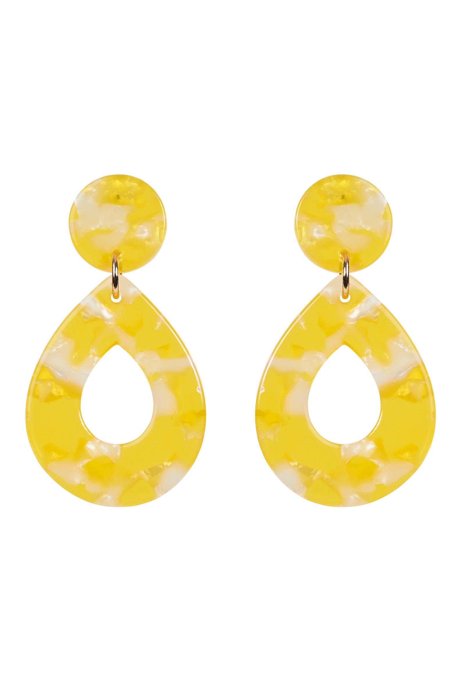 Te Amo Teardrop Earring - Lemon - eb&ive Earring