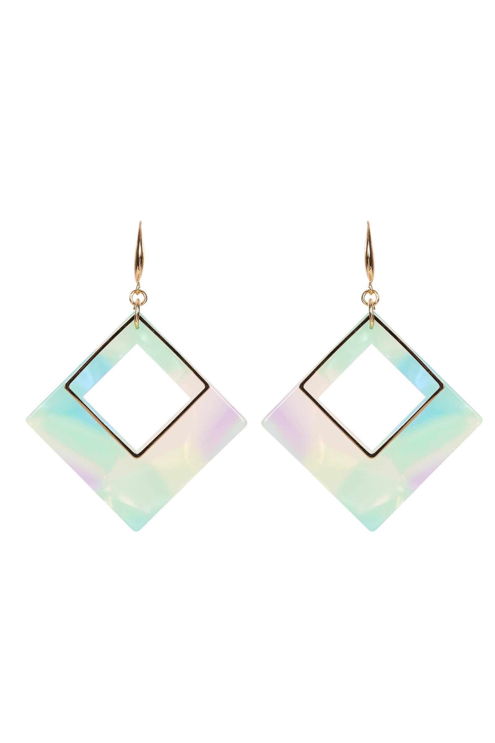 Gardenia Geo Earring - Pastel - eb&ive Earring