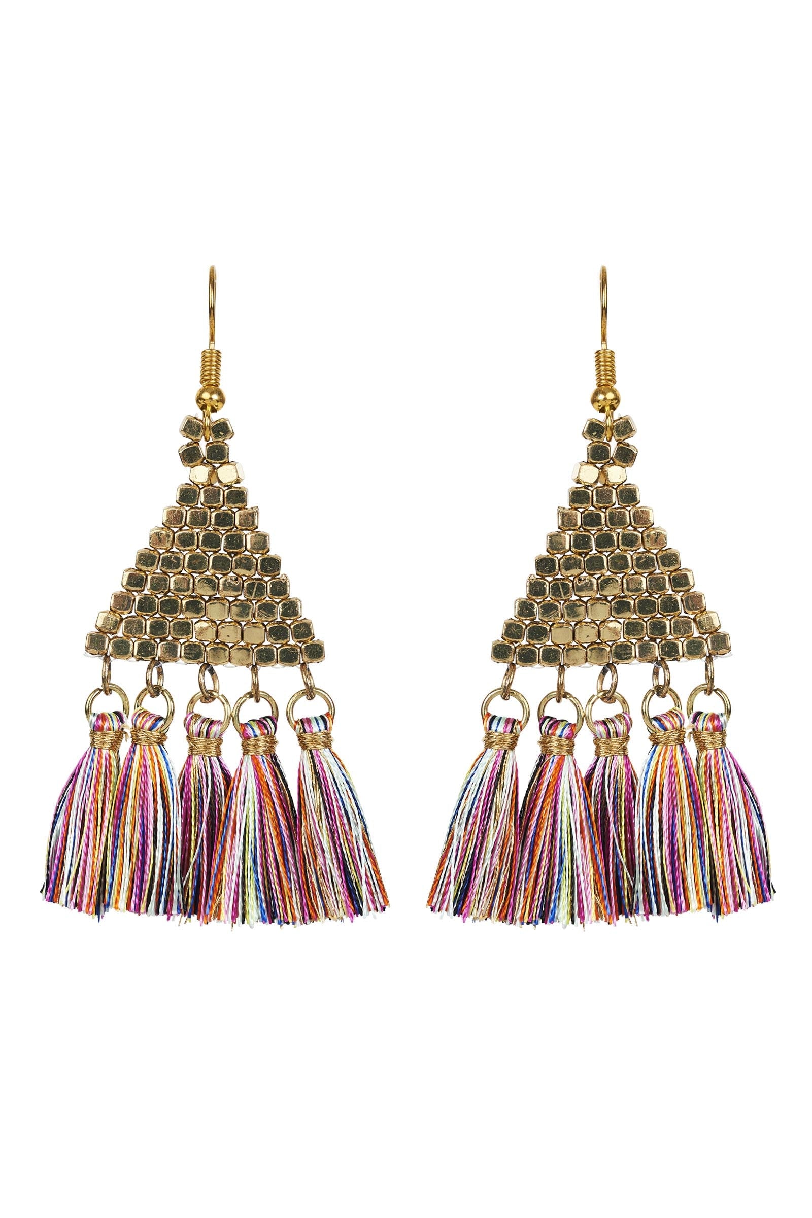 Marra Tassel Earring - Carnival - eb&ive Earring