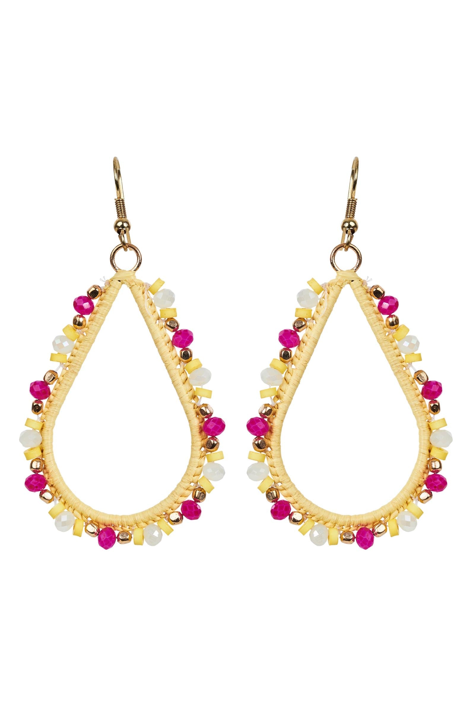 Mimosa Teardrop Earring - Honeycomb - eb&ive Earring