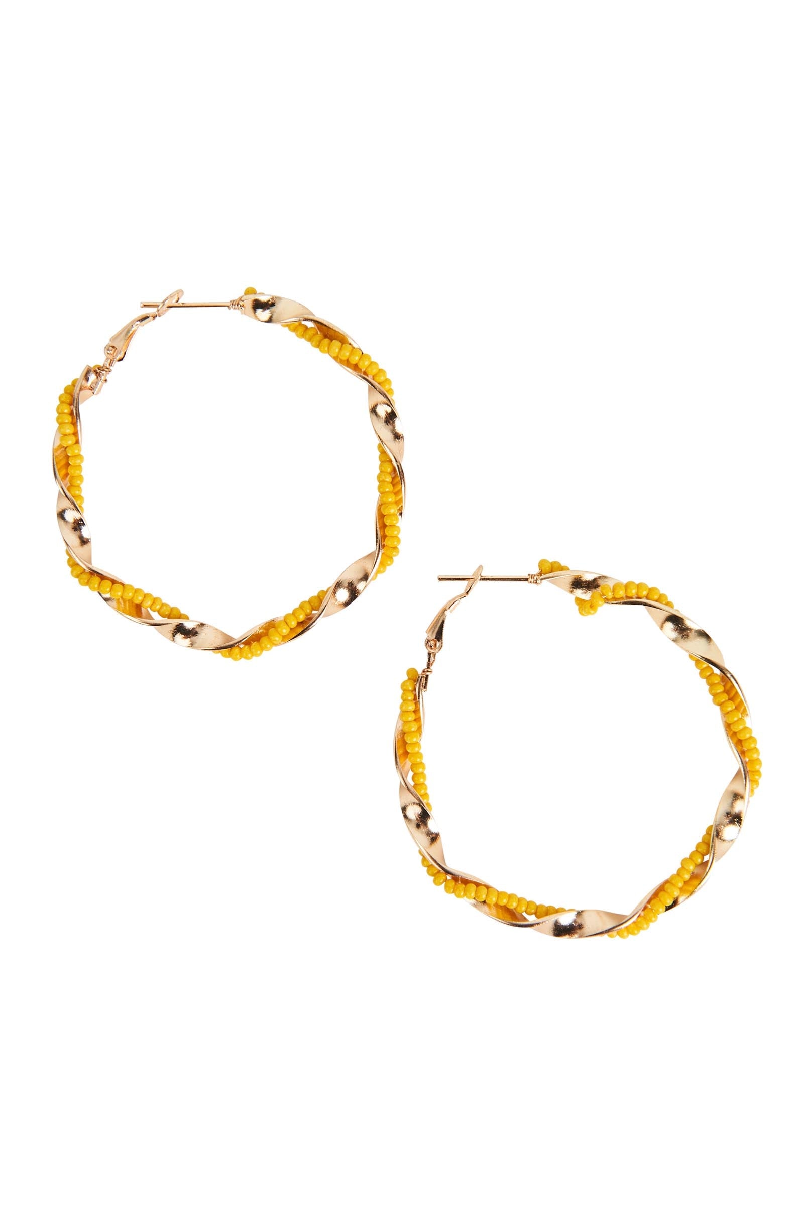 Mimosa Twist Hoop - Honeycomb - eb&ive Earring