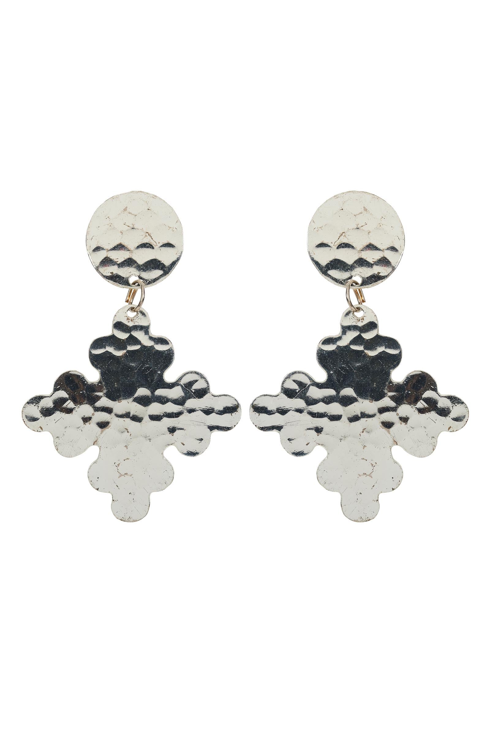 Allure Silver Earring - Cross - eb&ive Earring