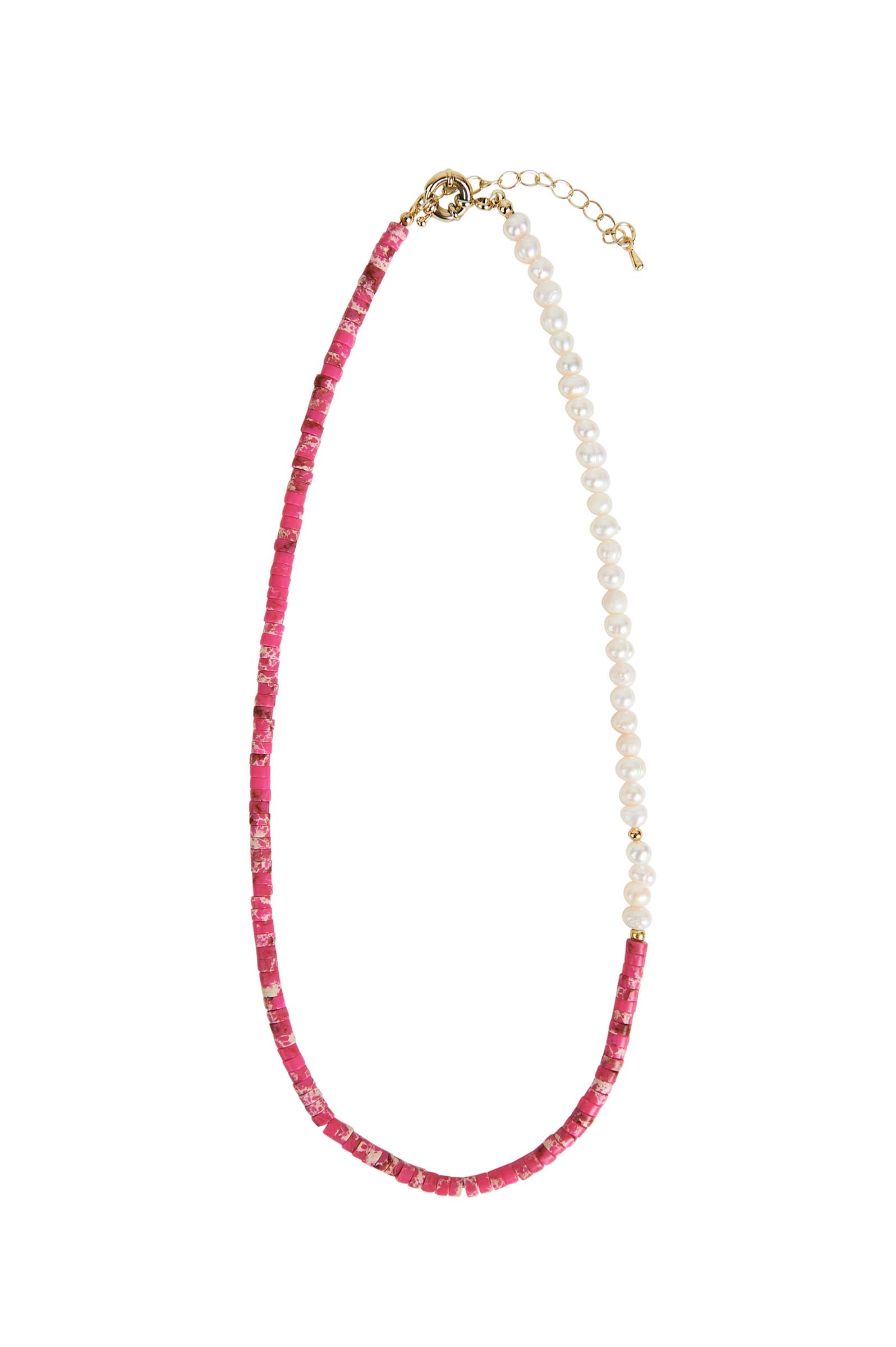 Plumeria Pearl Necklace - Candy - eb&ive Necklace