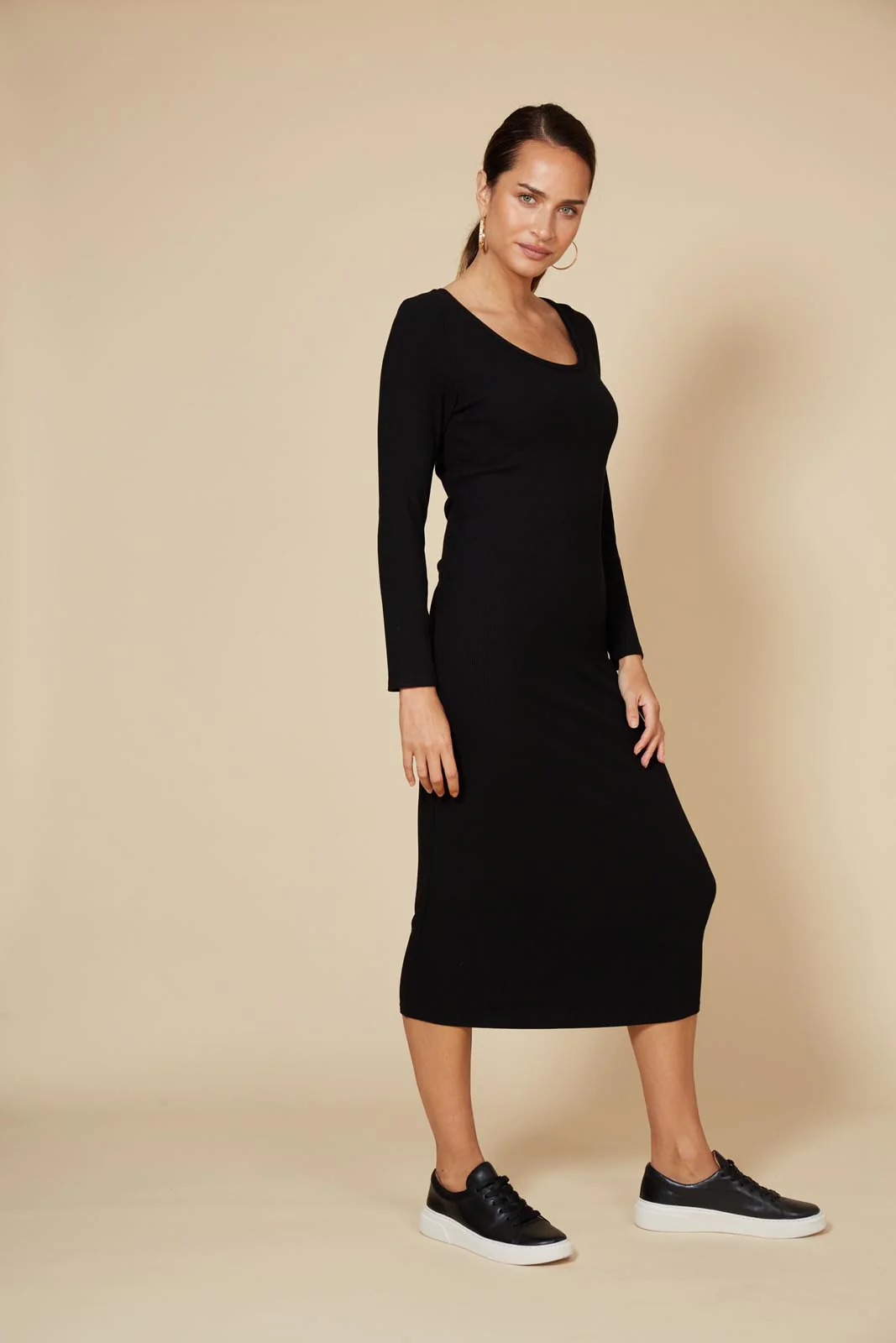 Studio Jersey Maxi - Ebony
