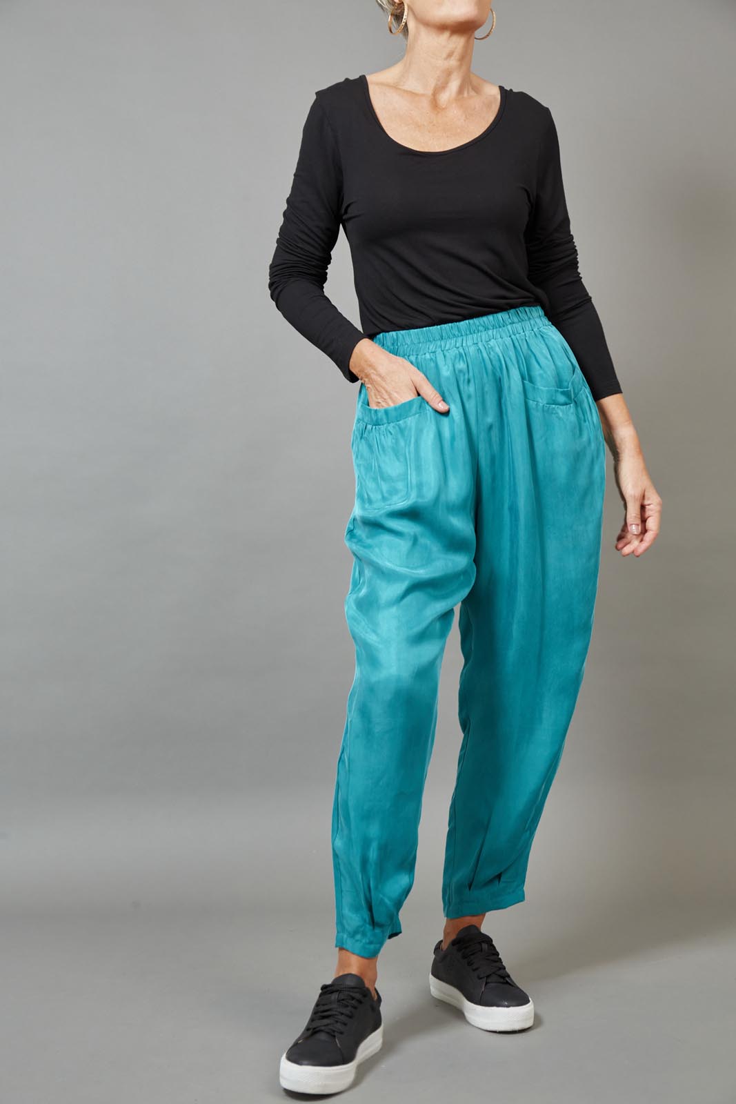 Vienetta Relaxed Pant - Teal - eb&ive Clothing - Pant Relaxed