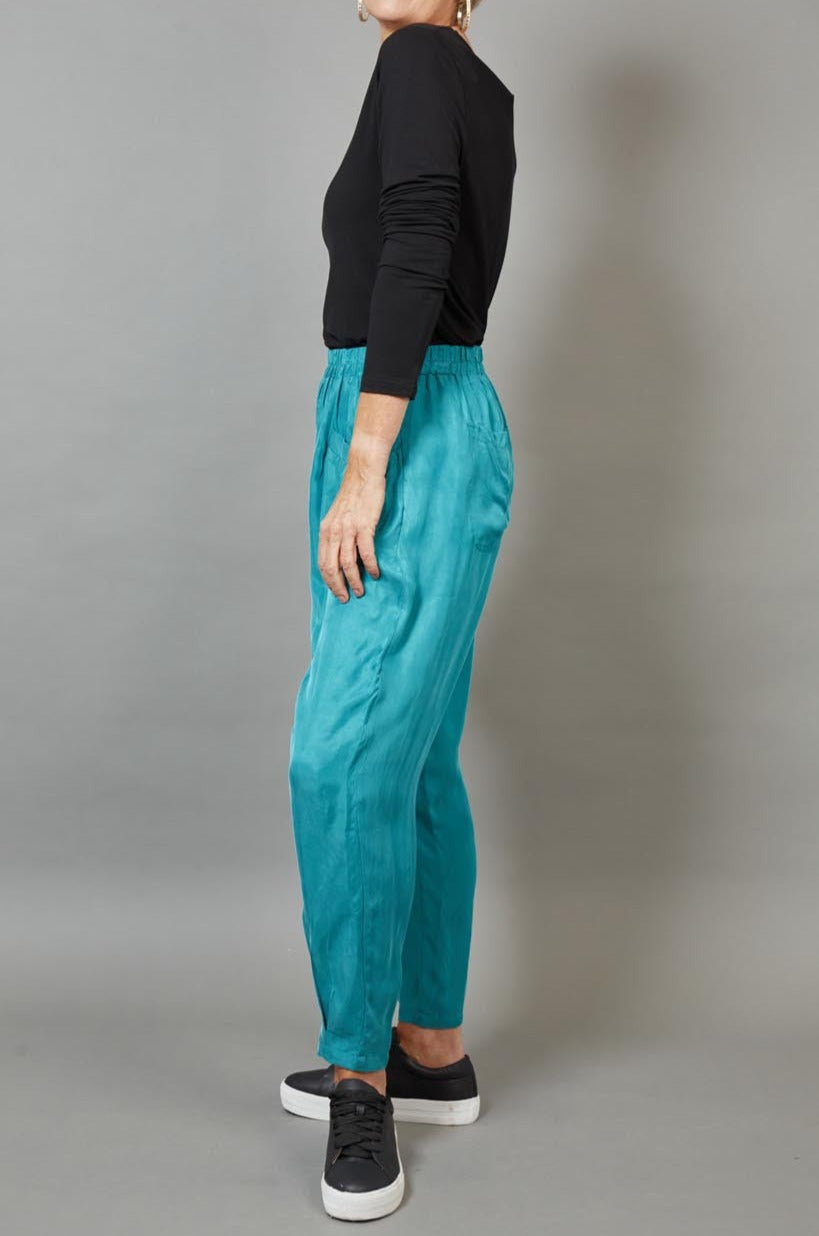 Vienetta Relaxed Pant - Teal - eb&ive Clothing - Pant Relaxed