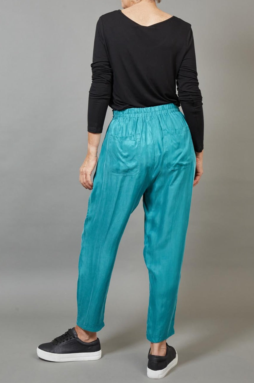 Vienetta Relaxed Pant - Teal - eb&ive Clothing - Pant Relaxed