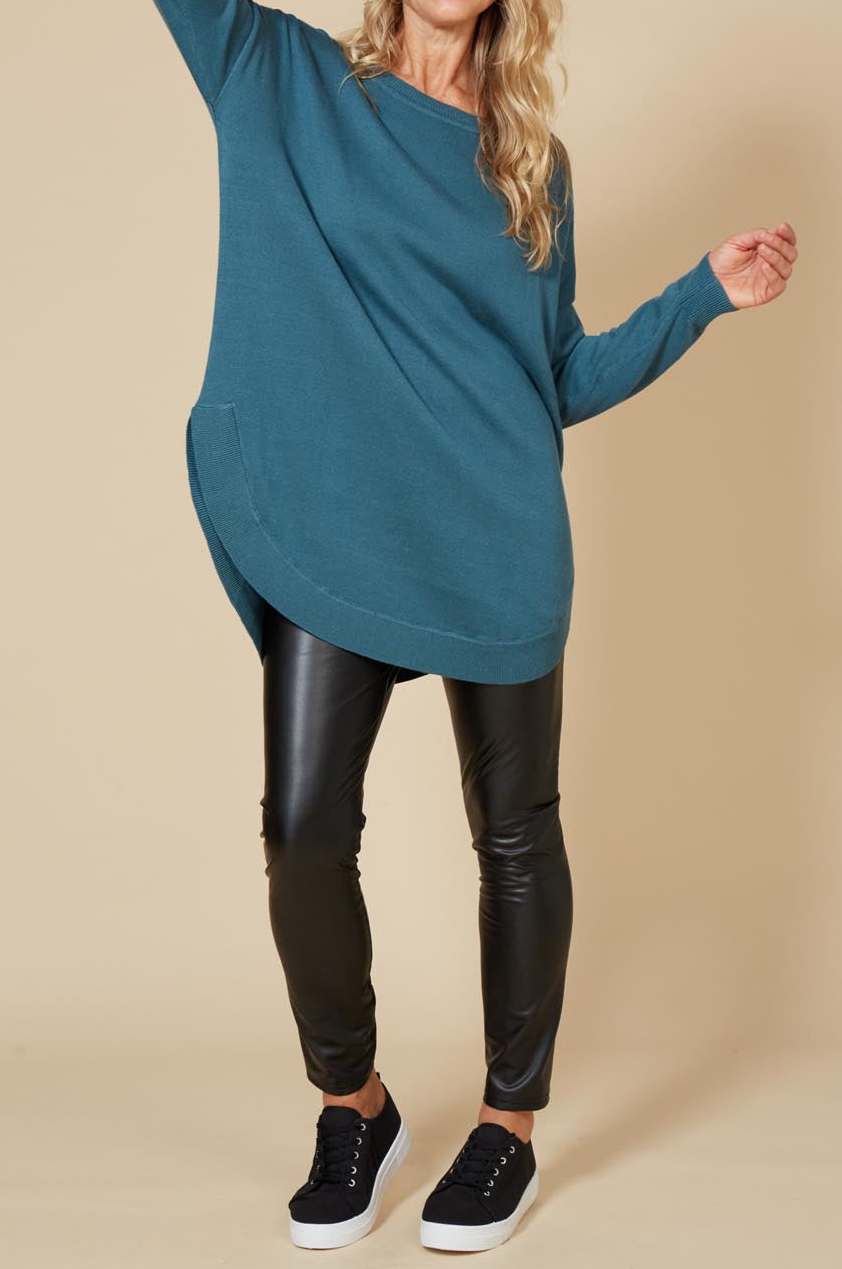 Cleo Jumper - Teal