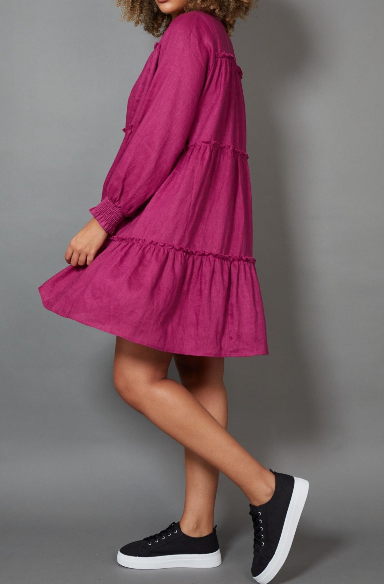 Diaz Dress - Mulberry