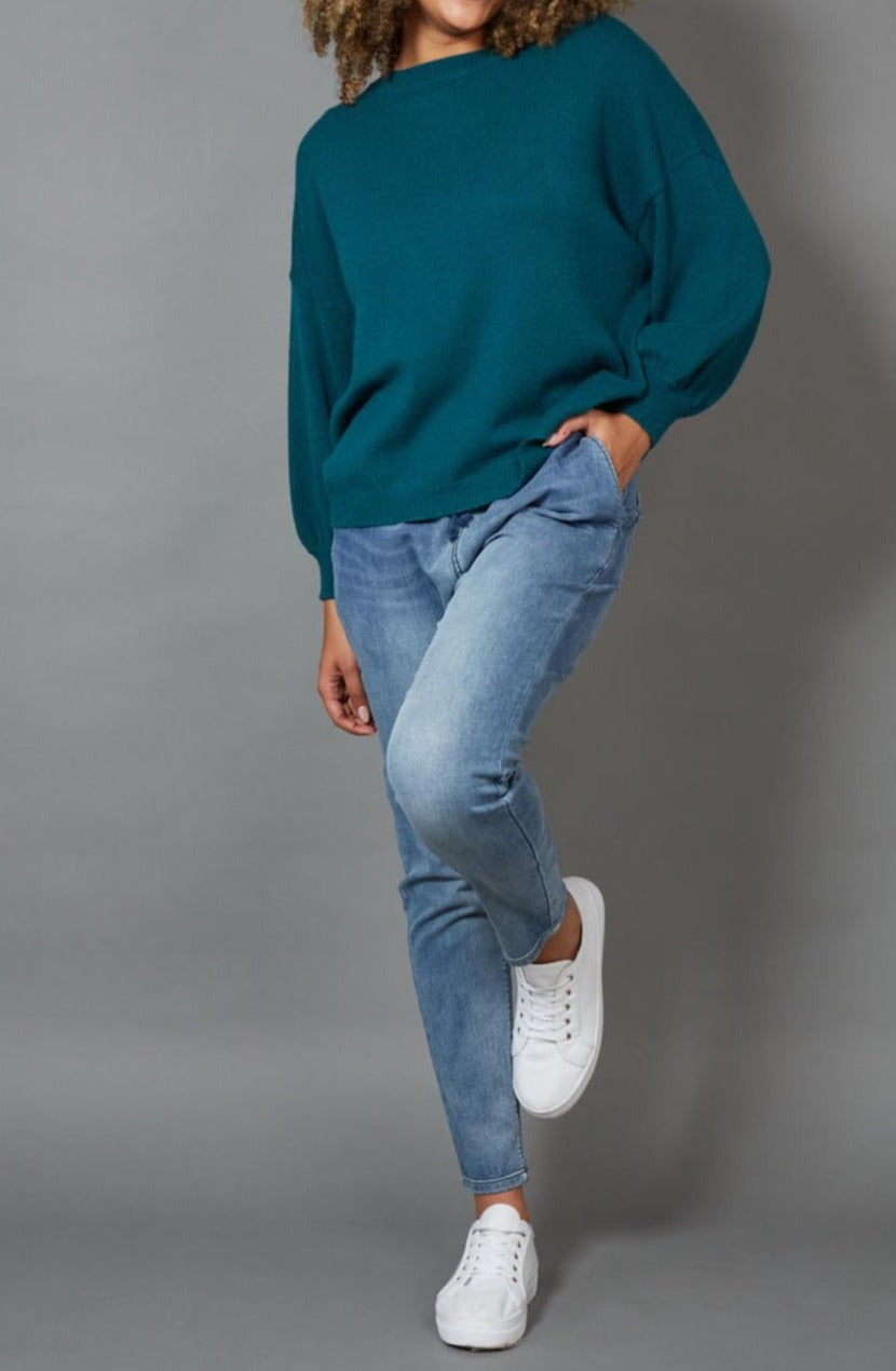 Kit Jumper - Teal - eb&ive Clothing - Knit Jumper