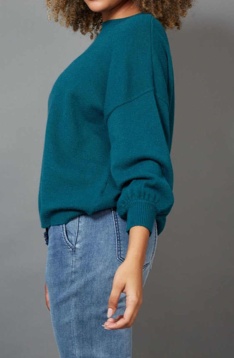 Kit Jumper - Teal - eb&ive Clothing - Knit Jumper