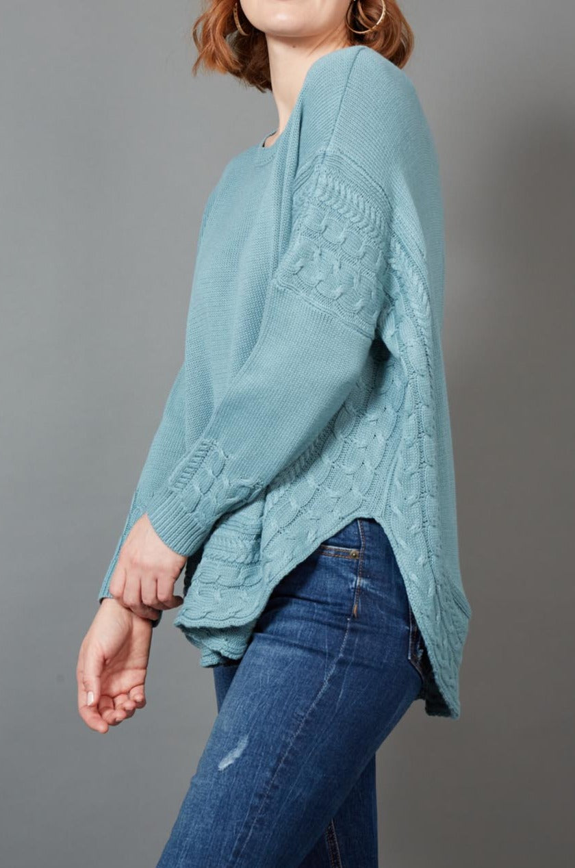 Poppy Knit - Teal - eb&ive Clothing - Knit Jumper One Size