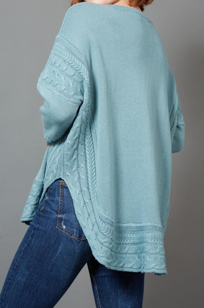 Poppy Knit - Teal - eb&ive Clothing - Knit Jumper One Size