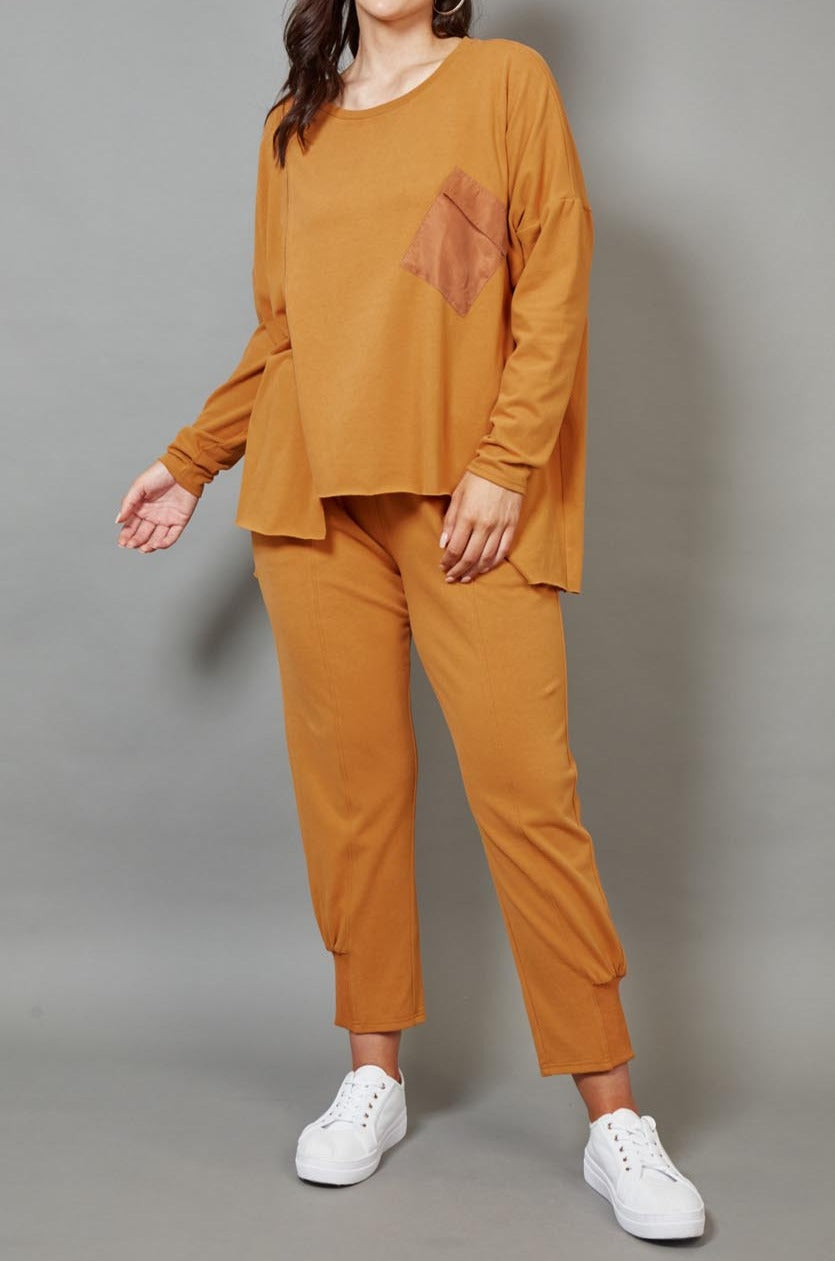 Martini Slouch Top - Caramel - eb&ive Clothing - Top L/S One Size