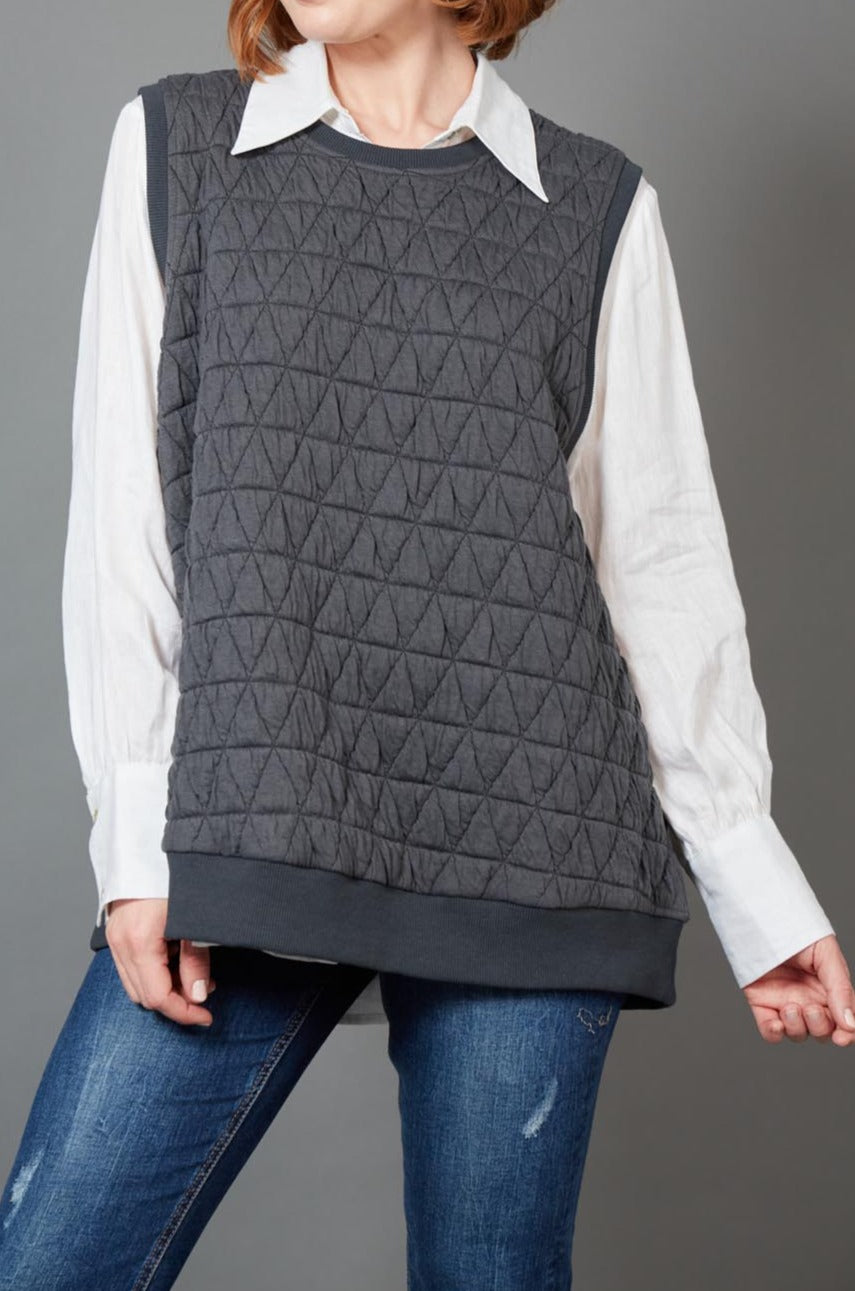 La Vida Vest - Fossil - eb&ive Clothing - Vest