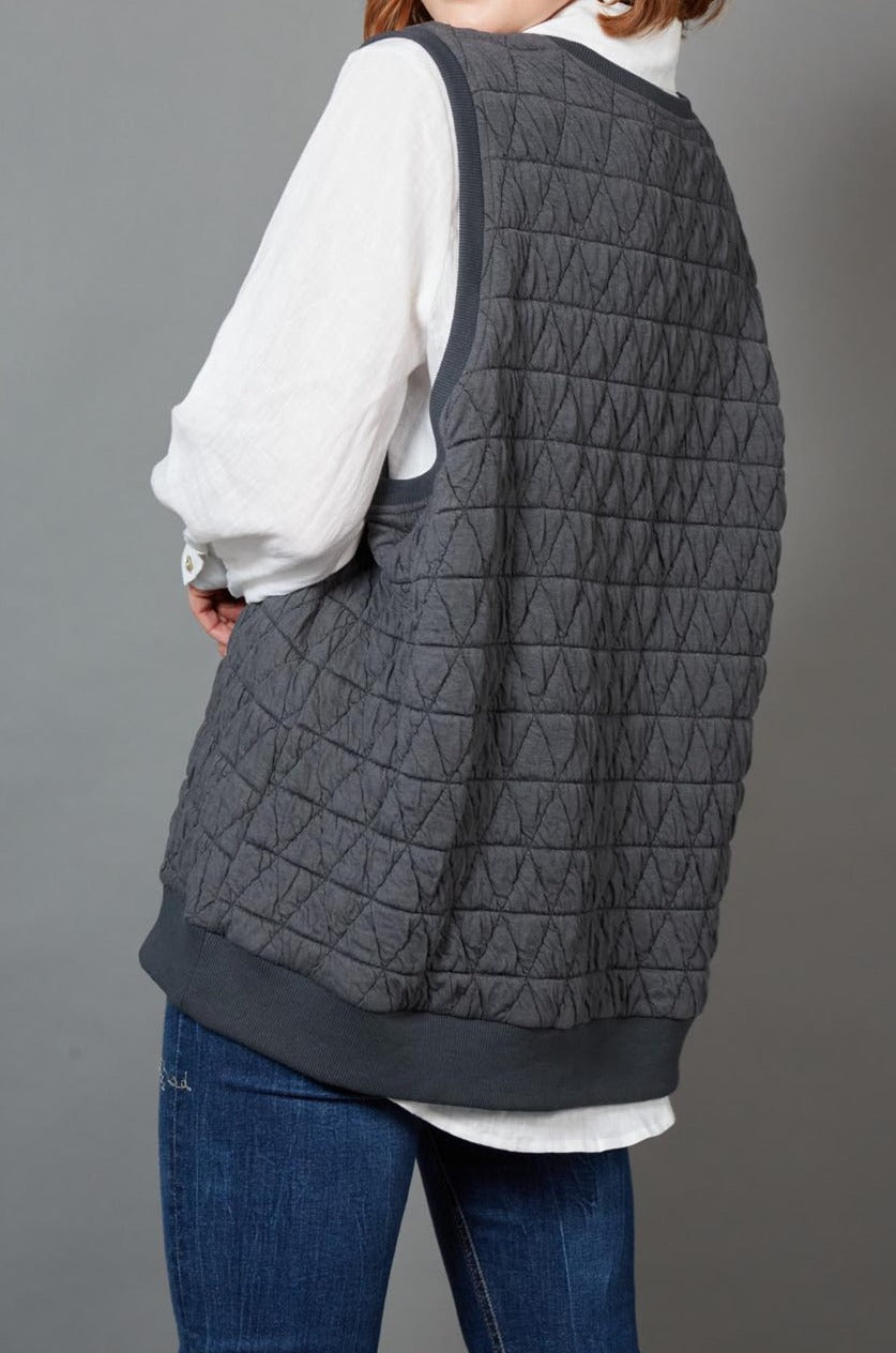 La Vida Vest - Fossil - eb&ive Clothing - Vest