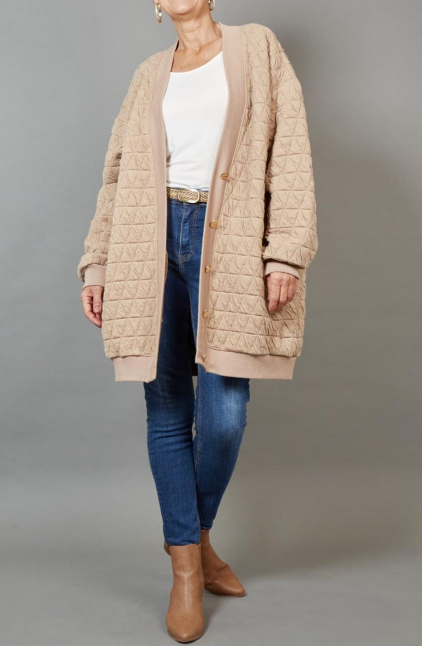 La Vida Relaxed Cardigan - Camel - eb&ive Clothing - Cardigan