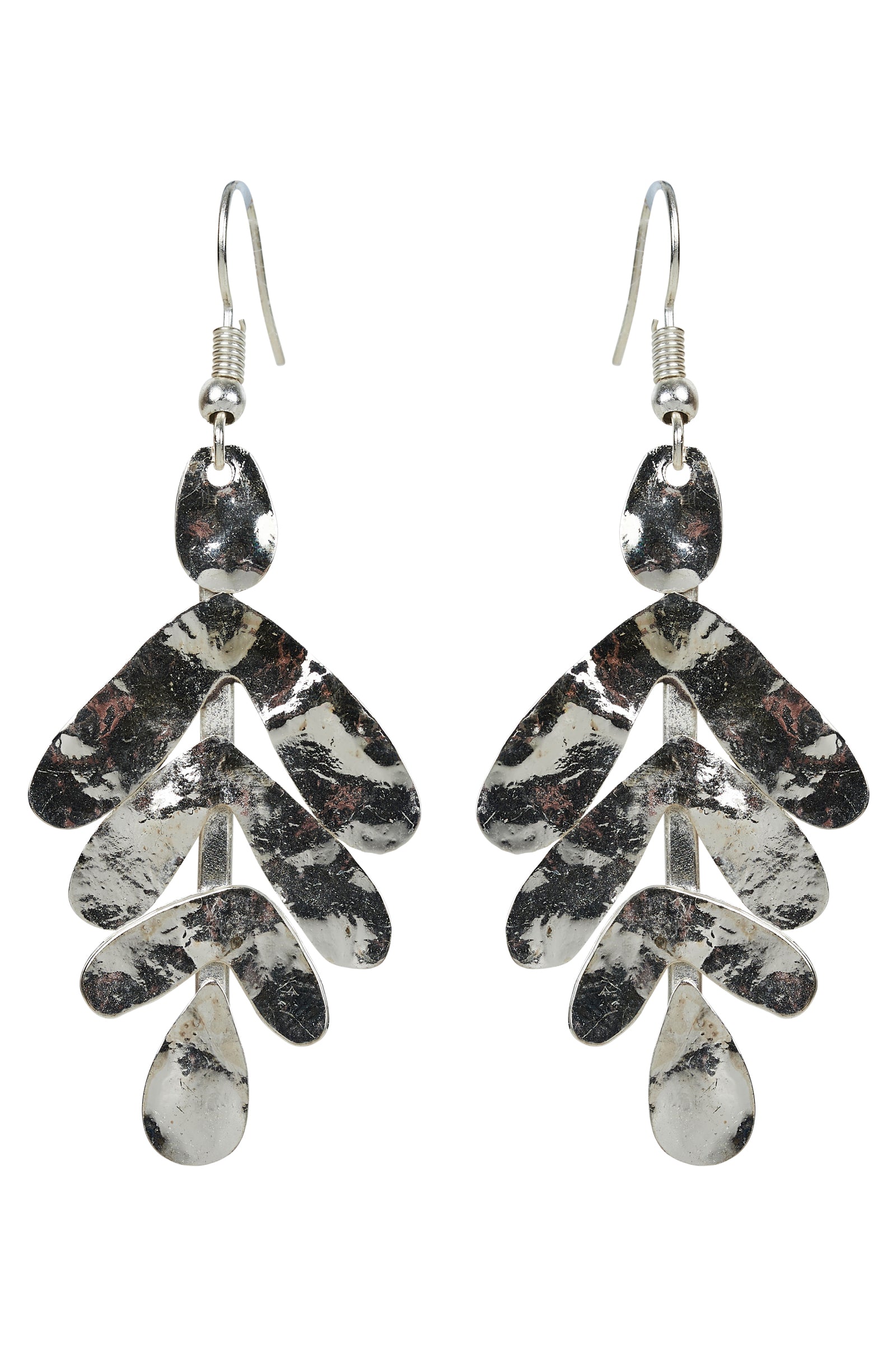 Studio Leaf Earring - Silver