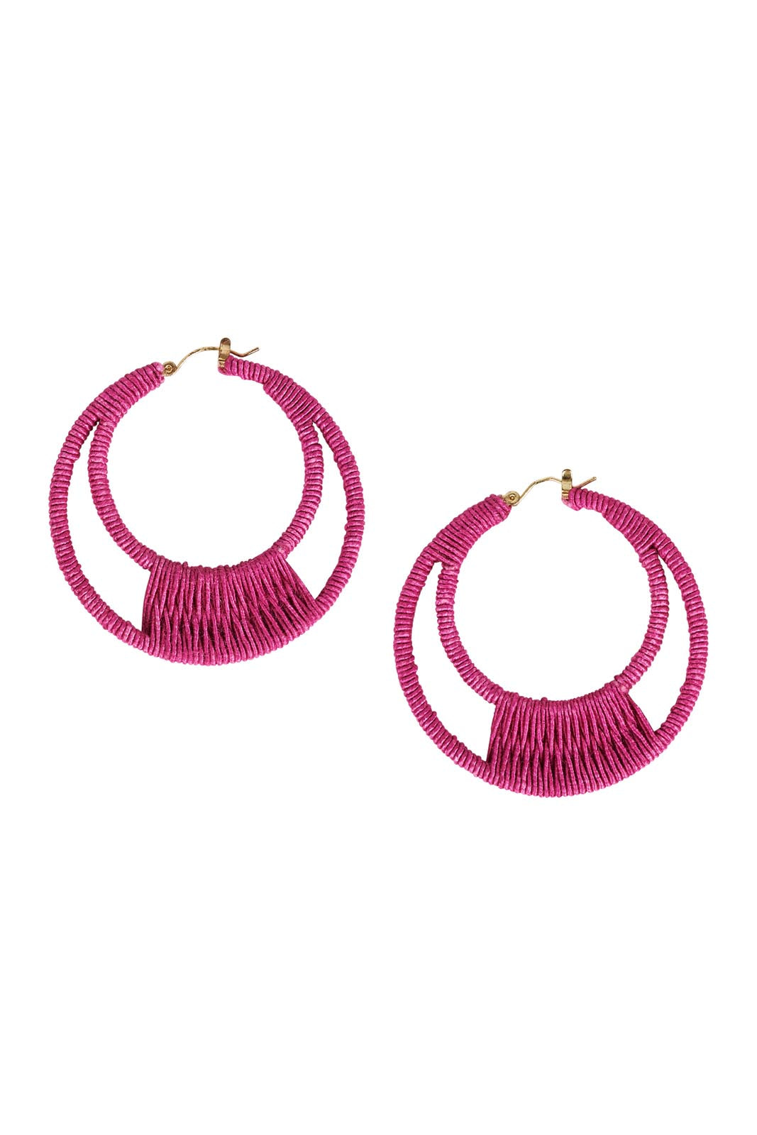 Milli Hoop Earring - Mulberry