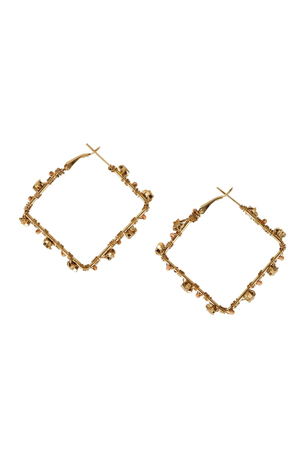 Tyra Earring - Gold Square - eb&ive Earring