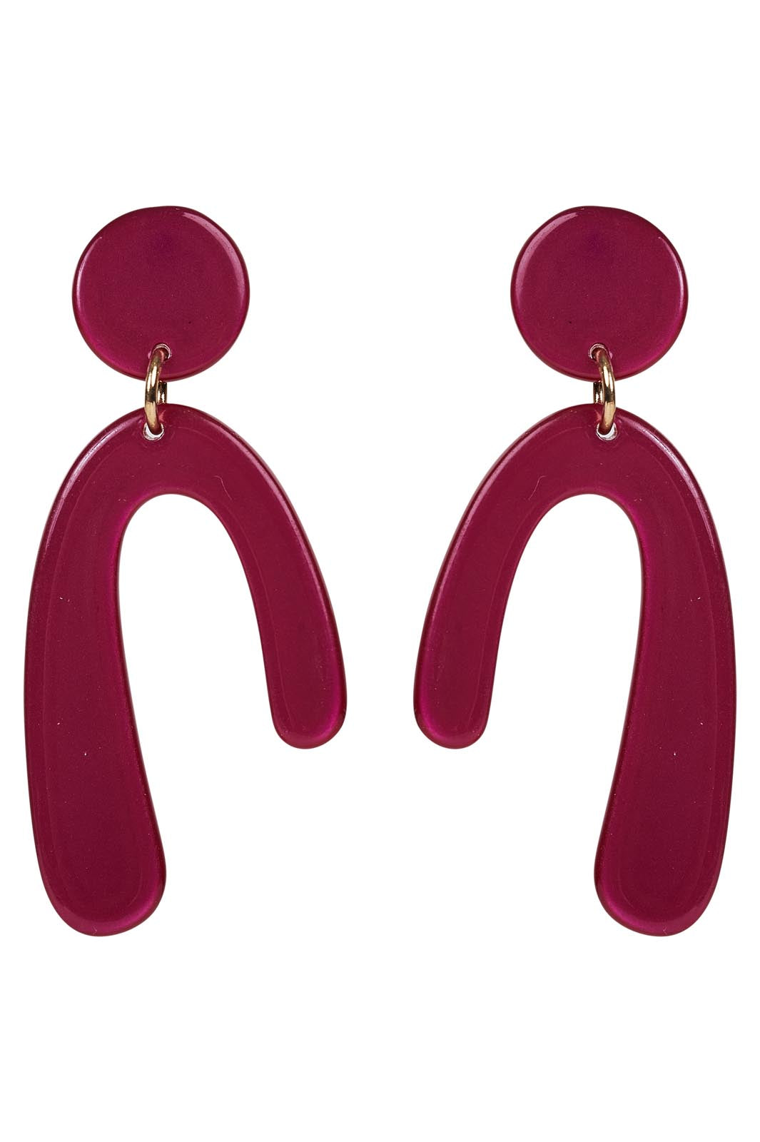 Cleo Arch Earring - Mulberry - eb&ive Earring