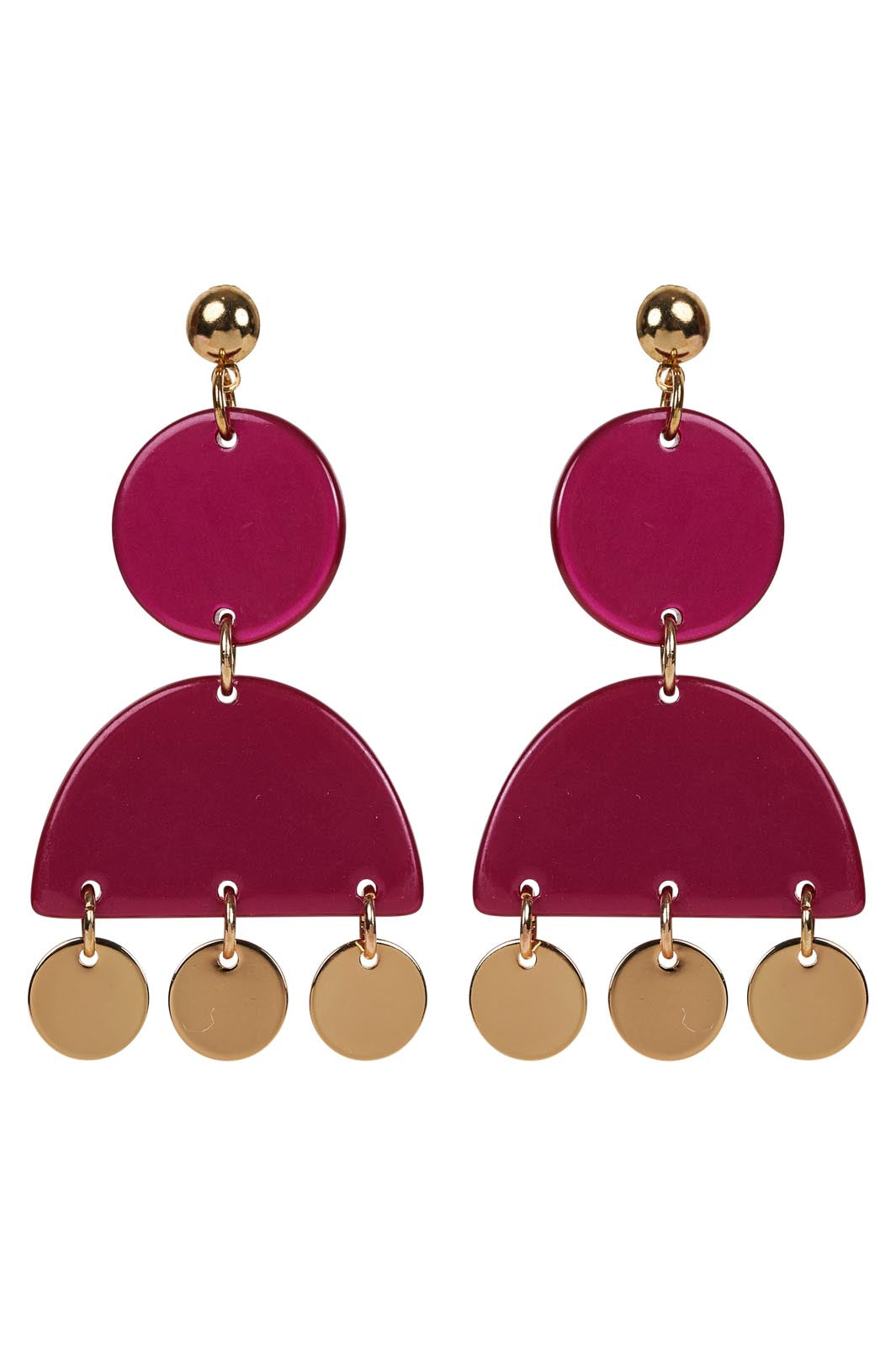 Cleo Drop Earring - Mulberry - eb&ive Earring