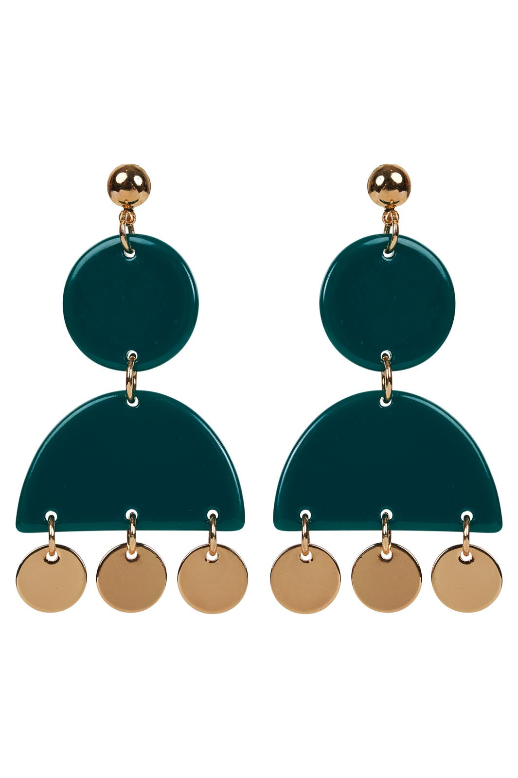 Cleo Drop Earring - Teal - eb&ive Earring