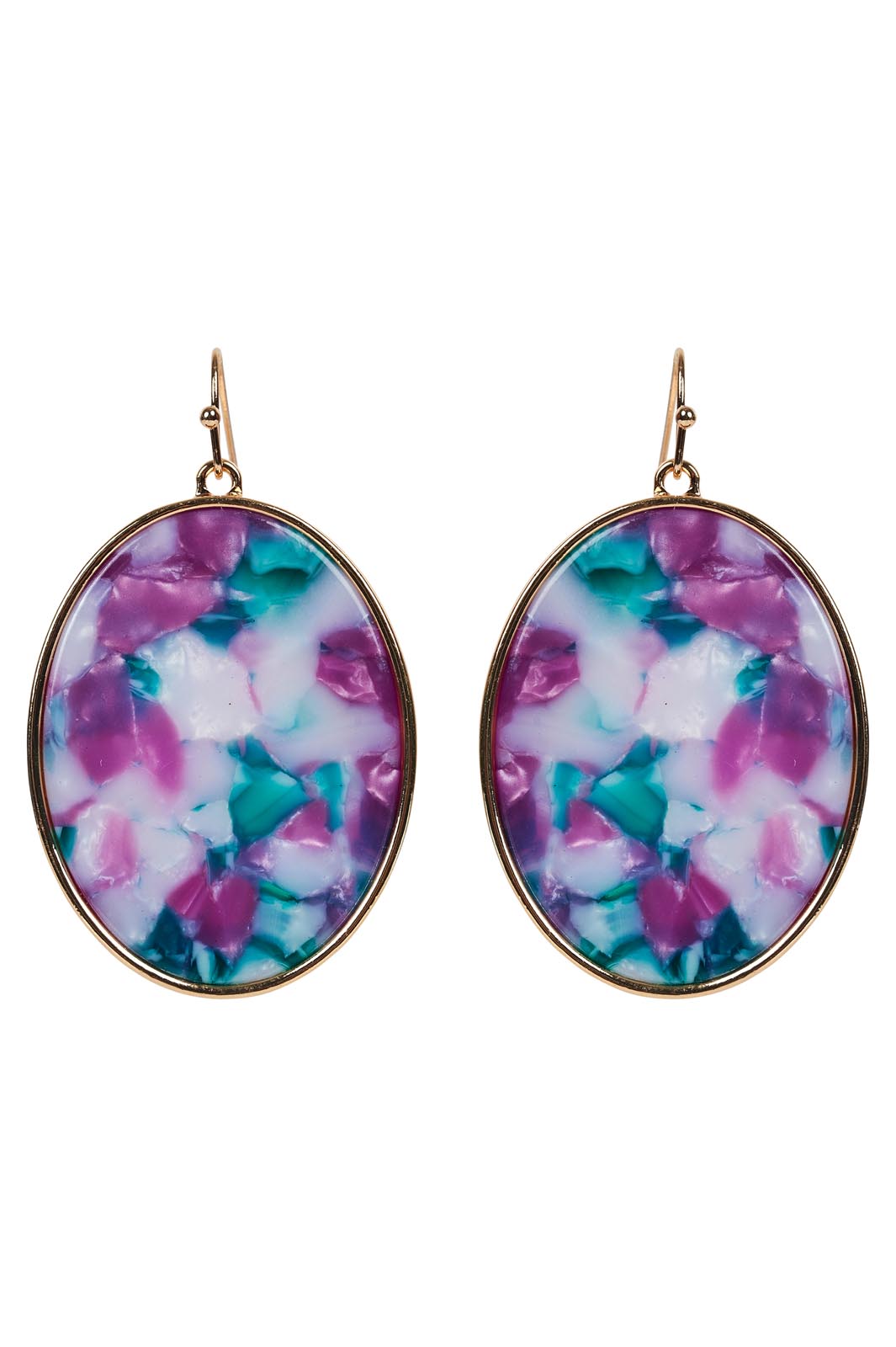 Poppy Oval Earring - Flora - eb&ive Earring